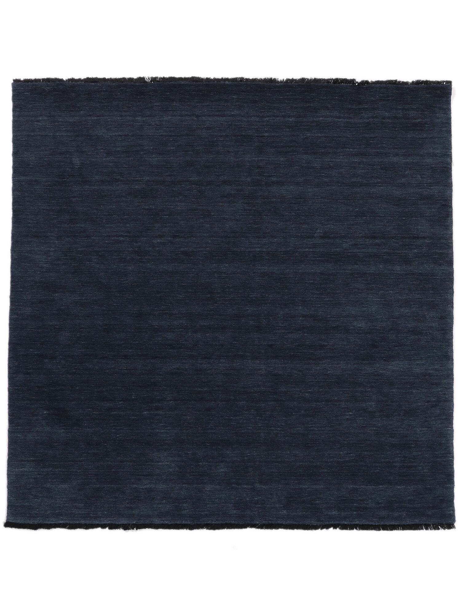 Handloom fringes Matta - M&ouml;rkbl&aring; 250x250
