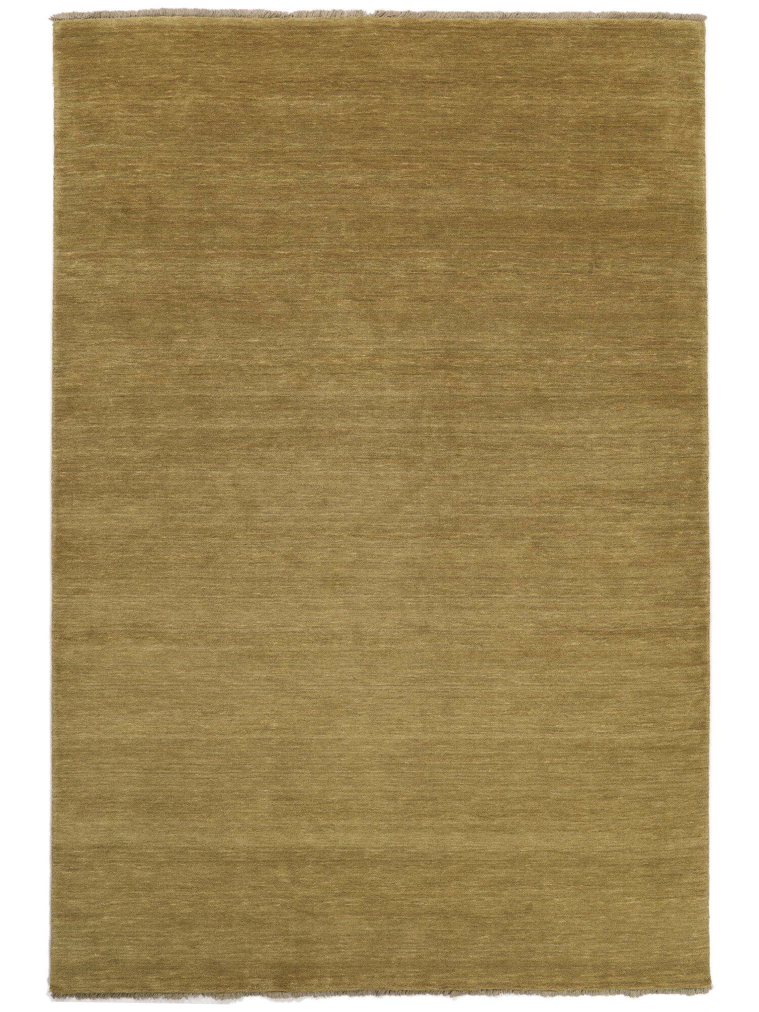 
    Handloom fringes - Olive green - 160 x 230 cm
  