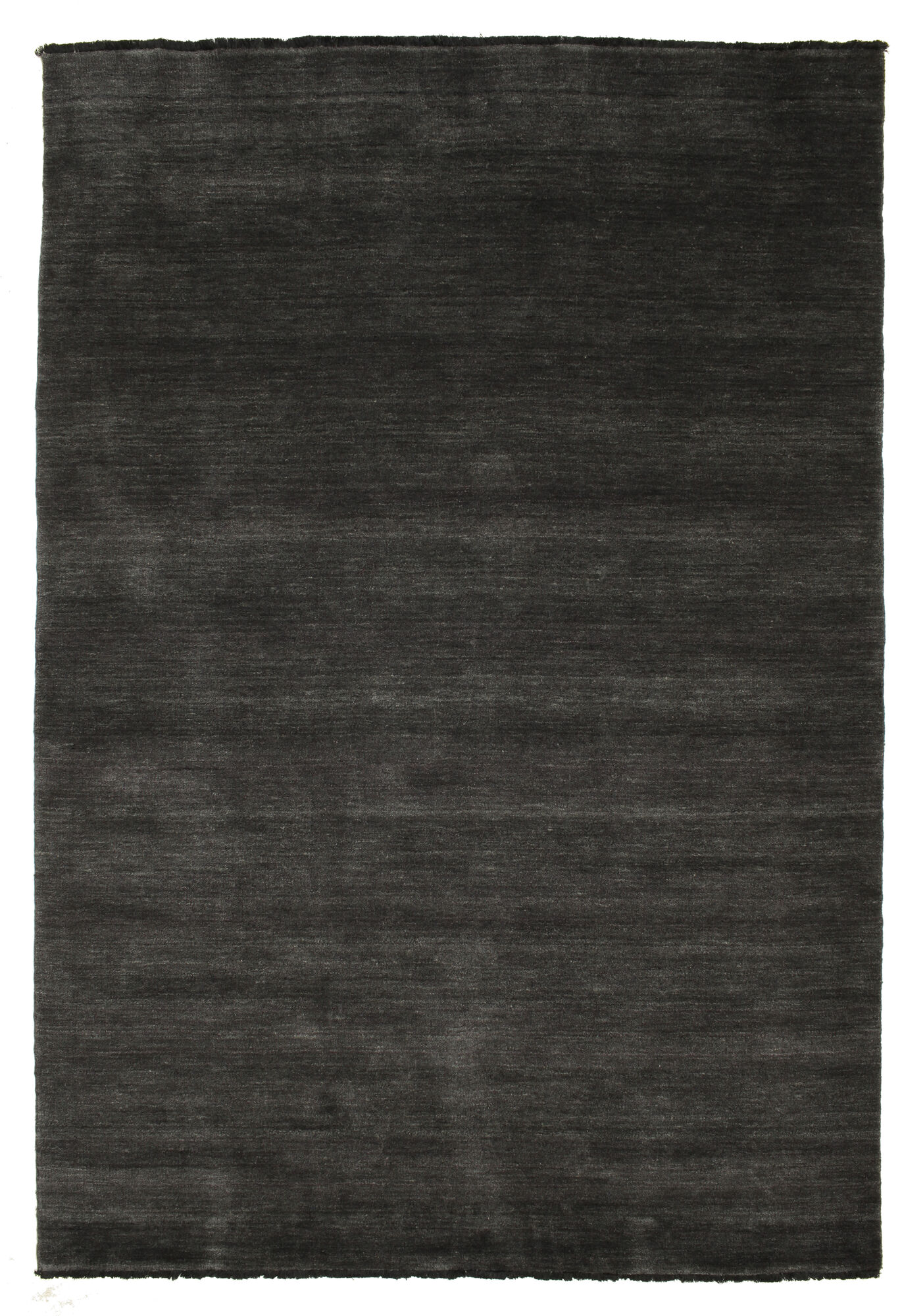 Handloom fringes Matta - Svart / Gr&aring; 160x230