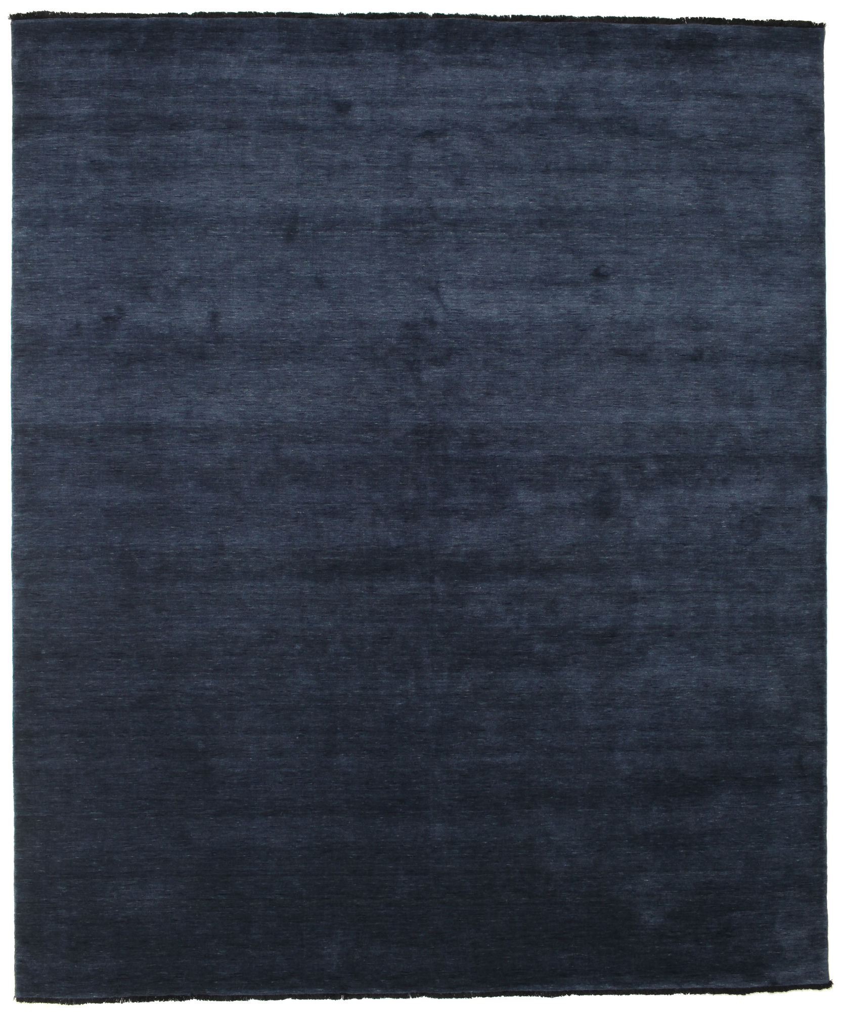 Handloom fringes Matta - M&ouml;rkbl&aring; 250x300