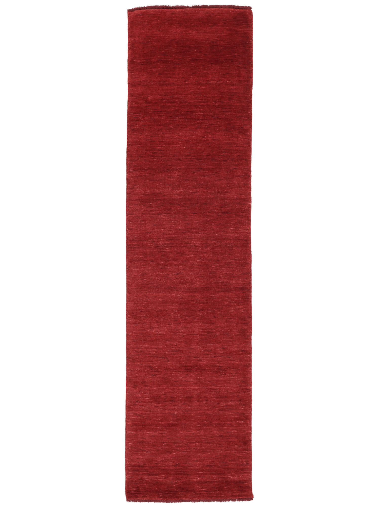 Handloom fringes Matta - M&ouml;rkr&ouml;d 80x300