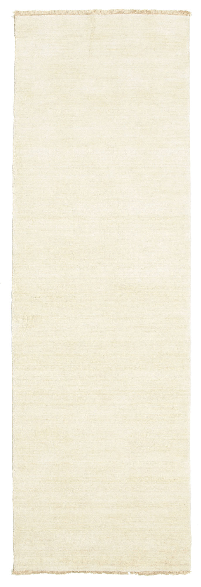 
    Handloom fringes - Ivory white - 80 x 250 cm
  