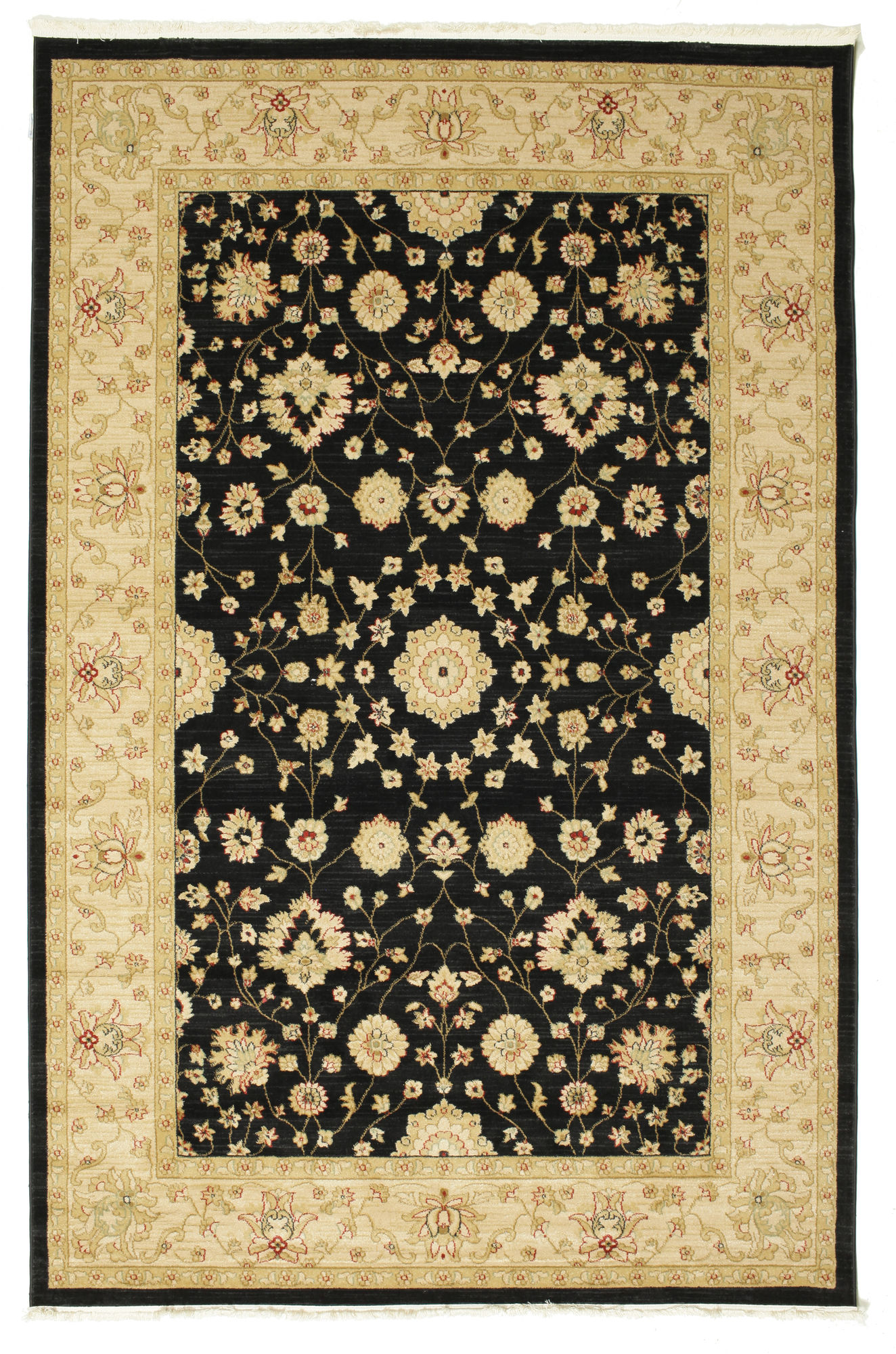 Farahan Ziegler Matta - Svart 200x300