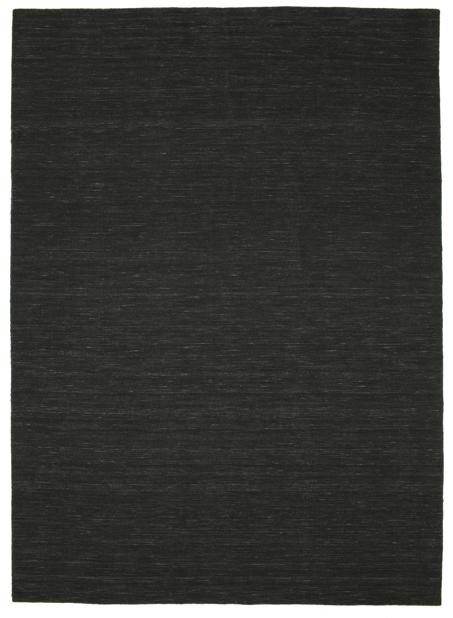 Kelim loom Teppich – Schwarz 250×350