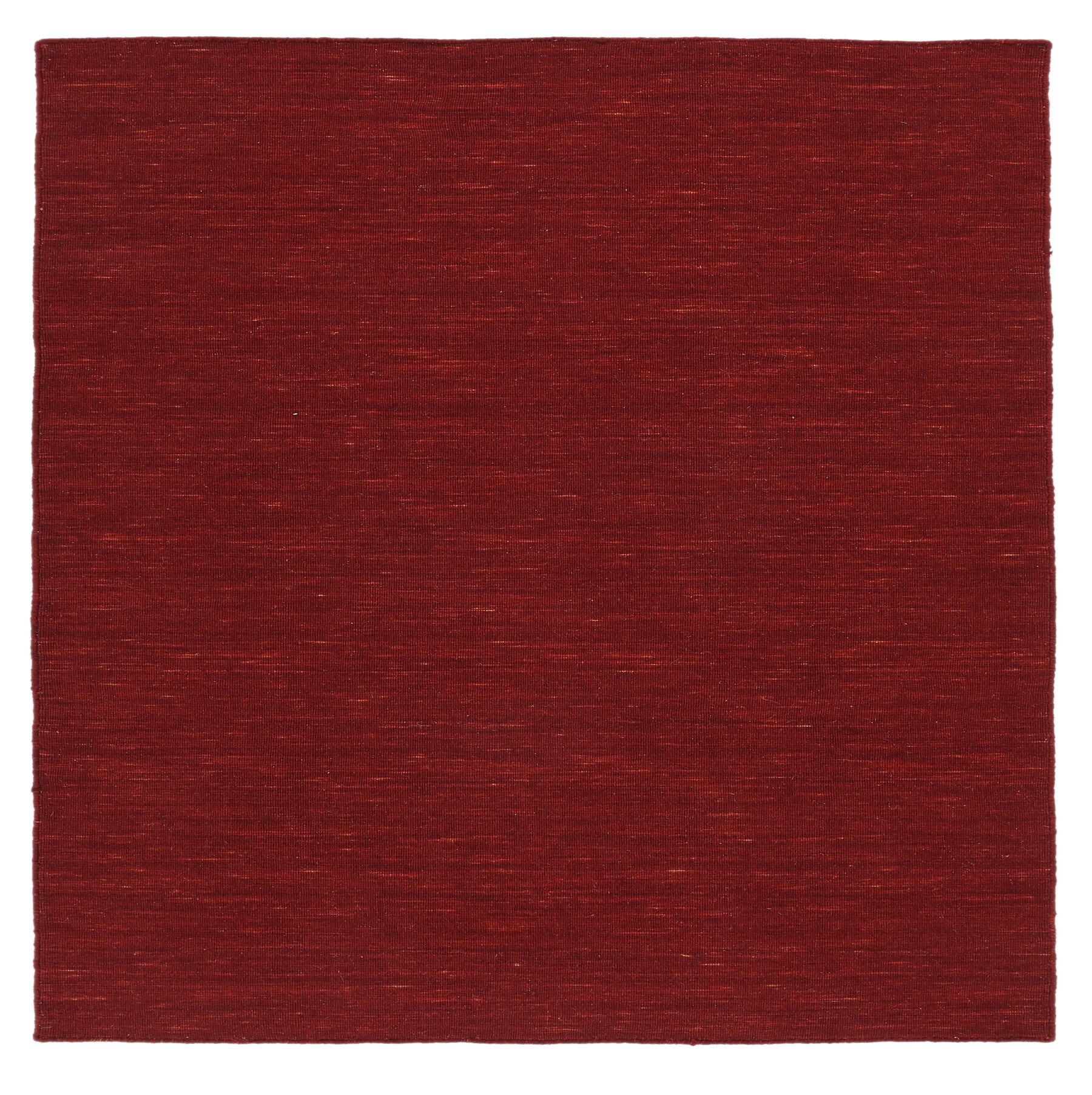 Kelim loom Teppich – Dunkelrot 250×250