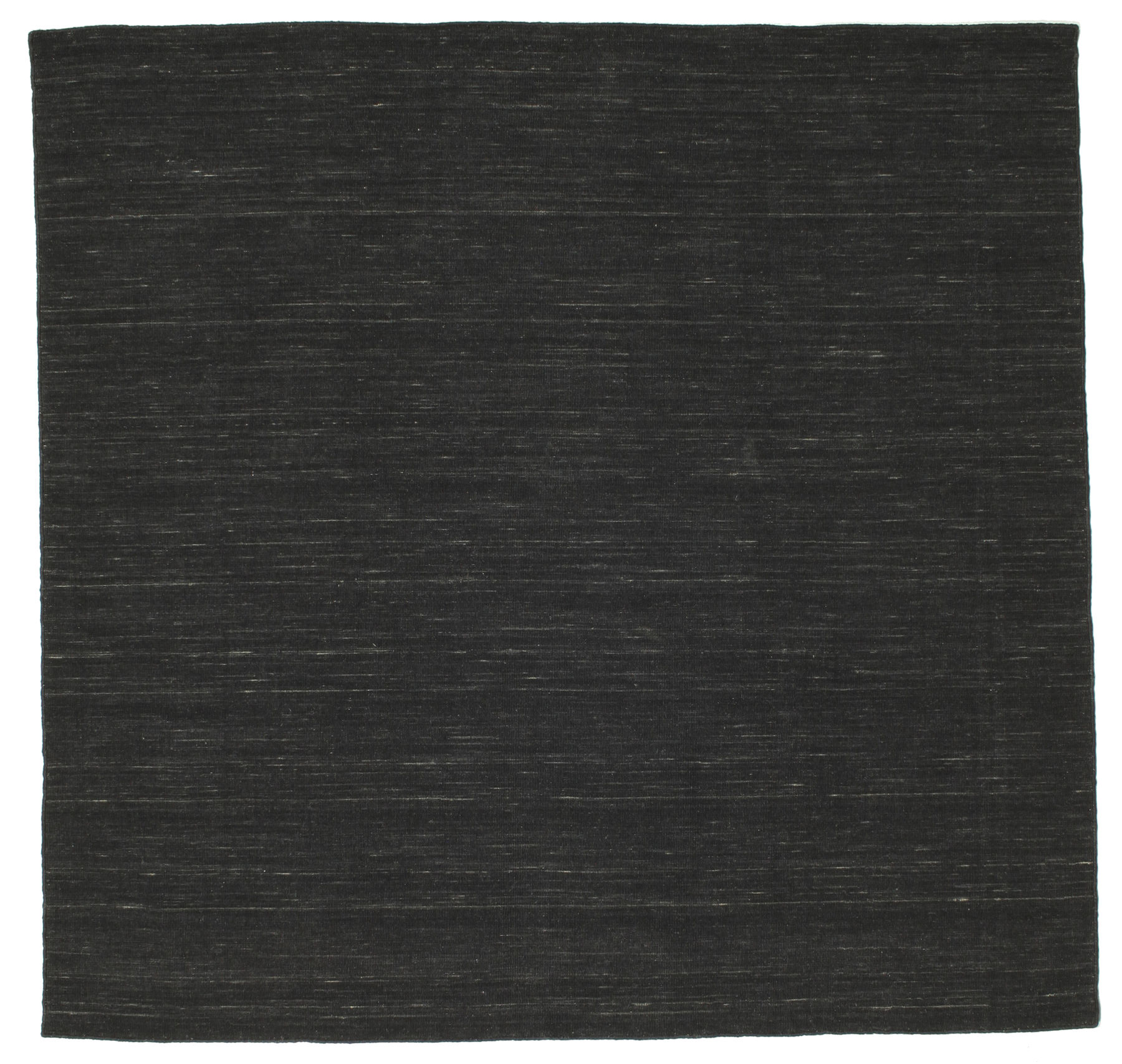 Kelim loom Teppich – Schwarz 200×200
