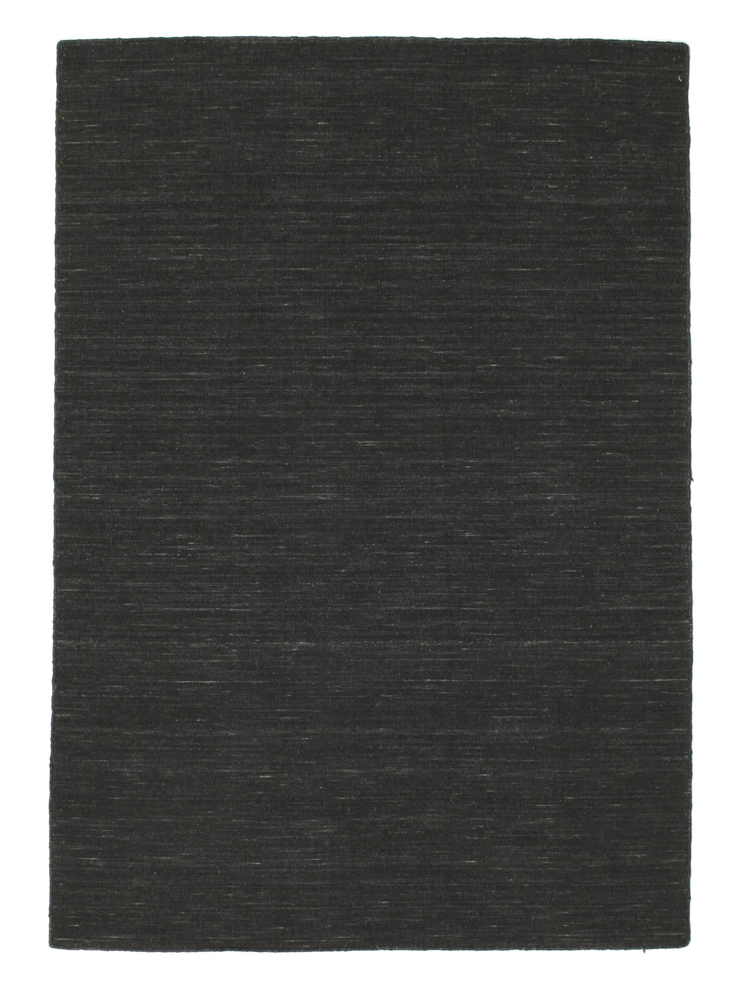 Kelim loom Teppich – Schwarz 140×200