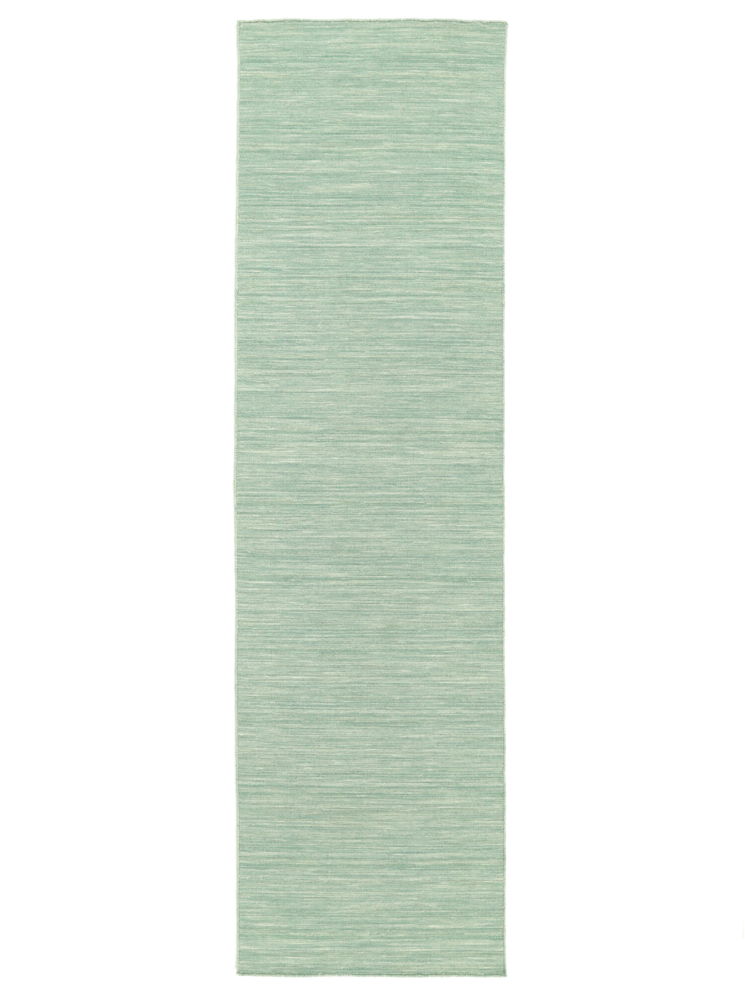 Kelim loom Teppich – Minzgrün 80×300