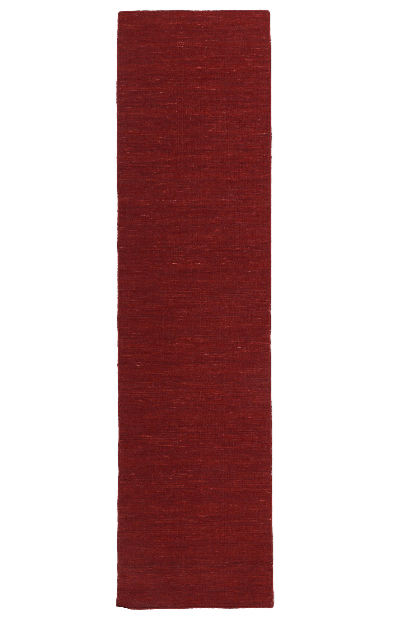 Kelim loom Teppich – Dunkelrot 80×300