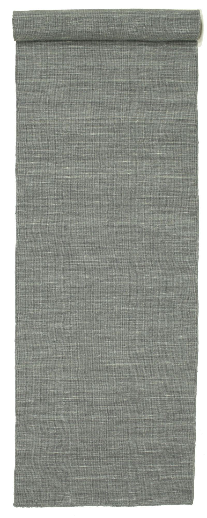 Kelim loom Teppich – Dunkelgrau 80×500