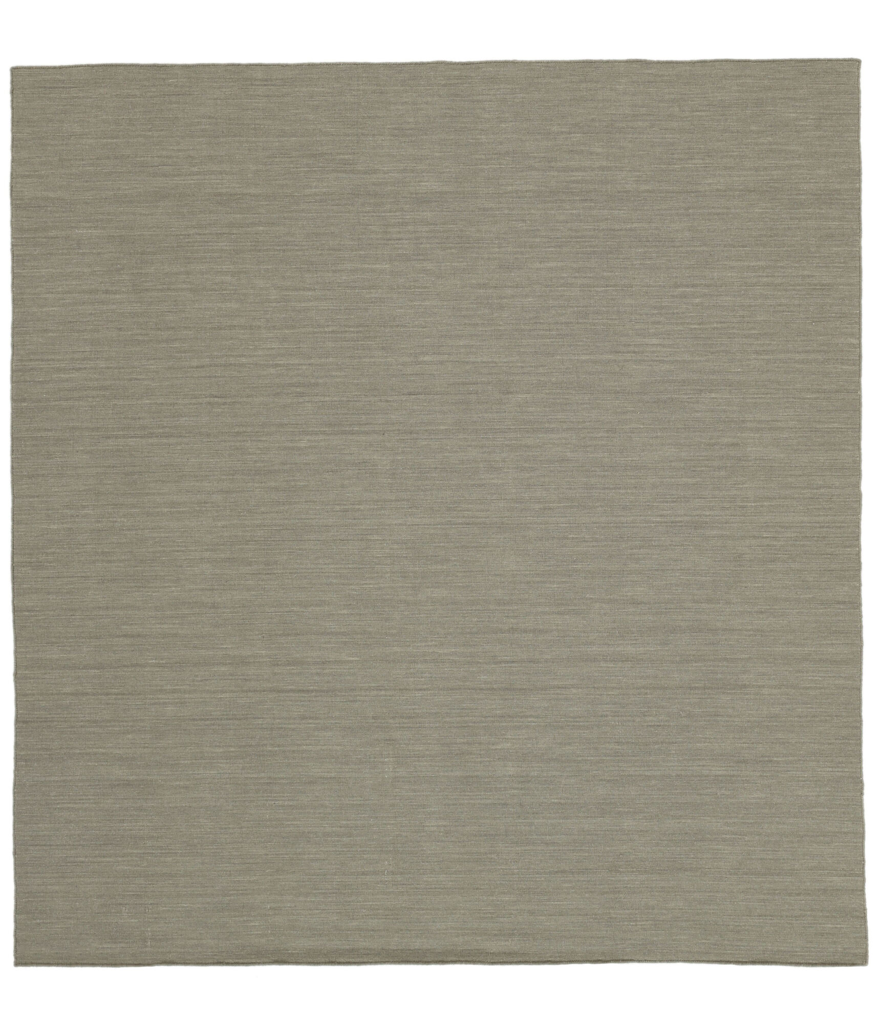 Kelim loom Teppich – Hellgrau / Beige 300×300