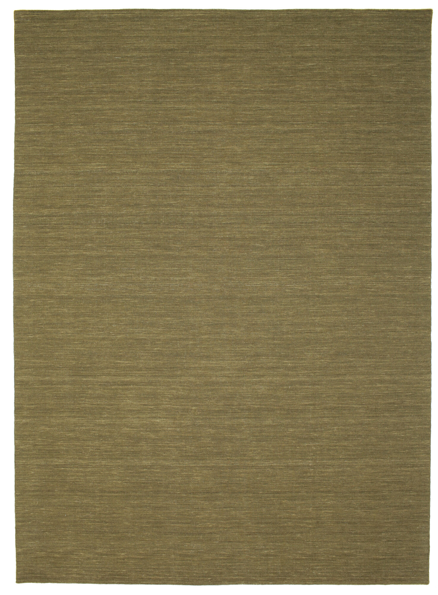 Kelim loom Teppich – Olivegrün 250×350