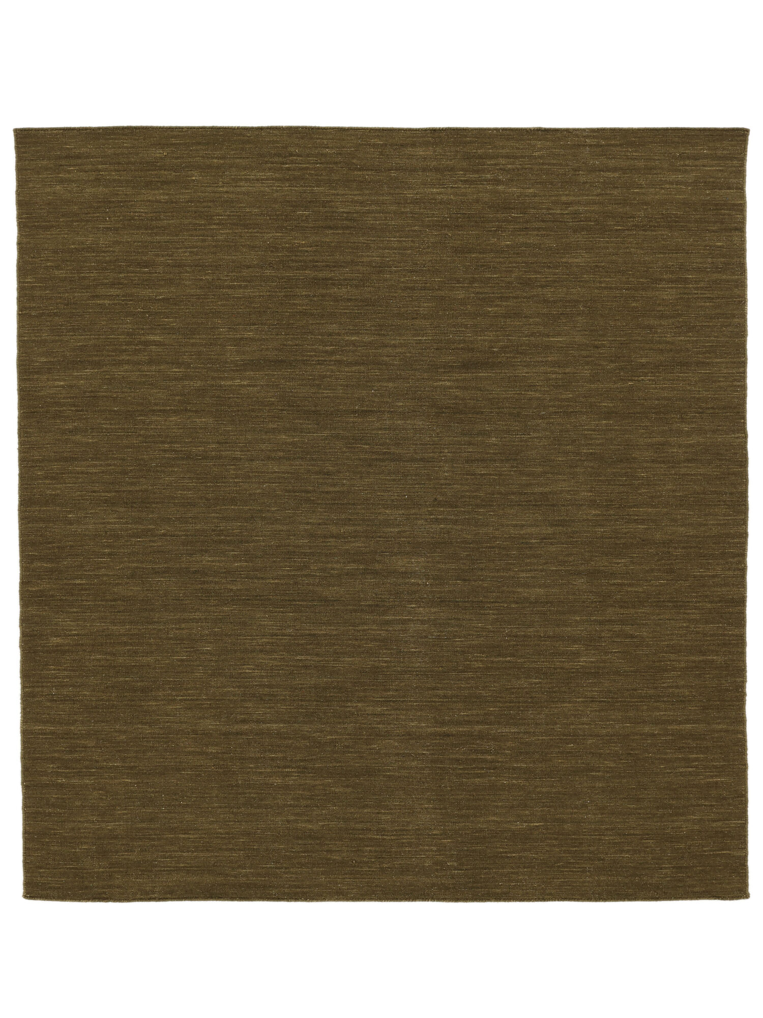 Kelim loom Teppich – Olivegrün 250×250
