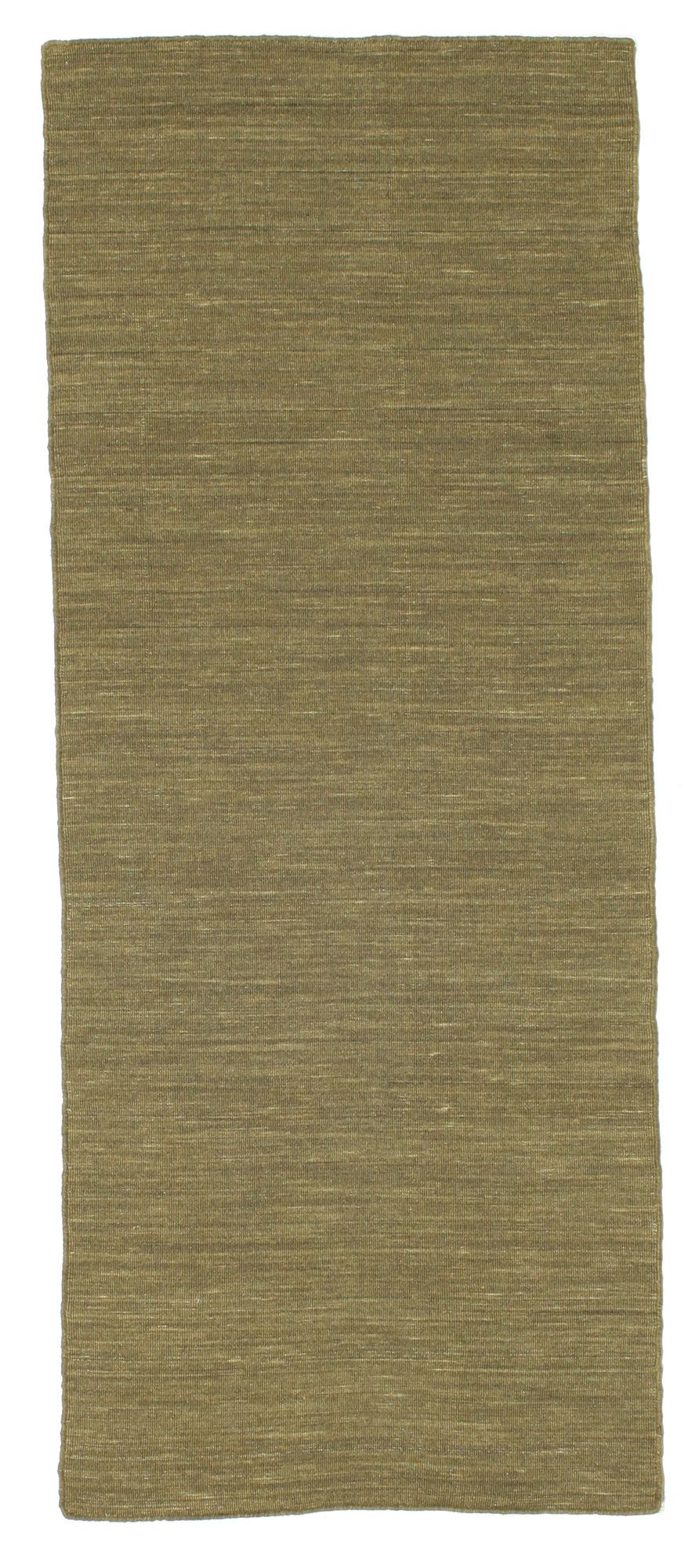 Kelim loom Teppich – Olivegrün 80×200