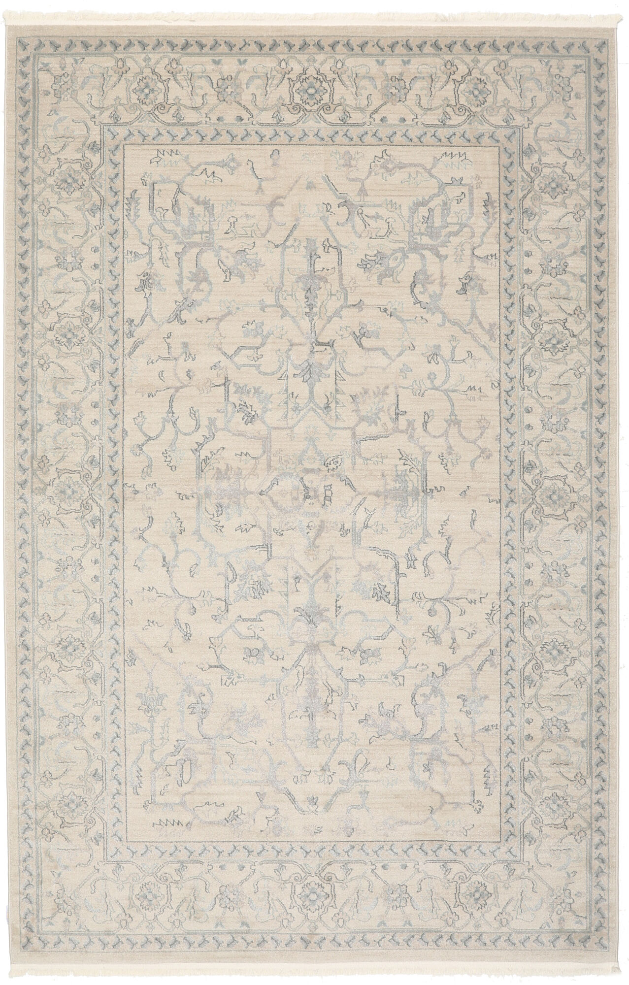 Ziegler Manhattan Matta - Beige / Ljusblå 200x300