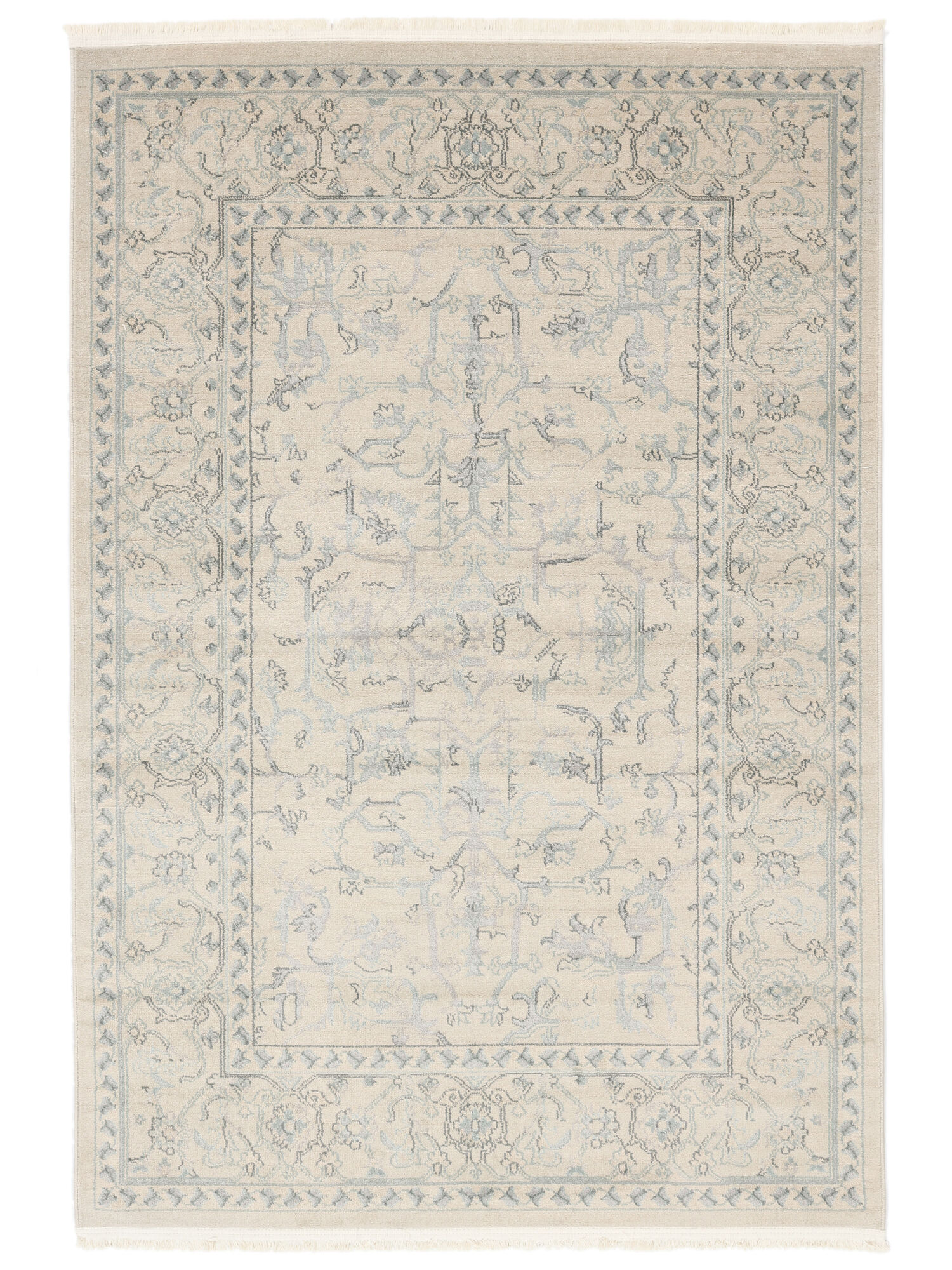 Ziegler Manhattan Matta - Beige / Ljusblå 140x200