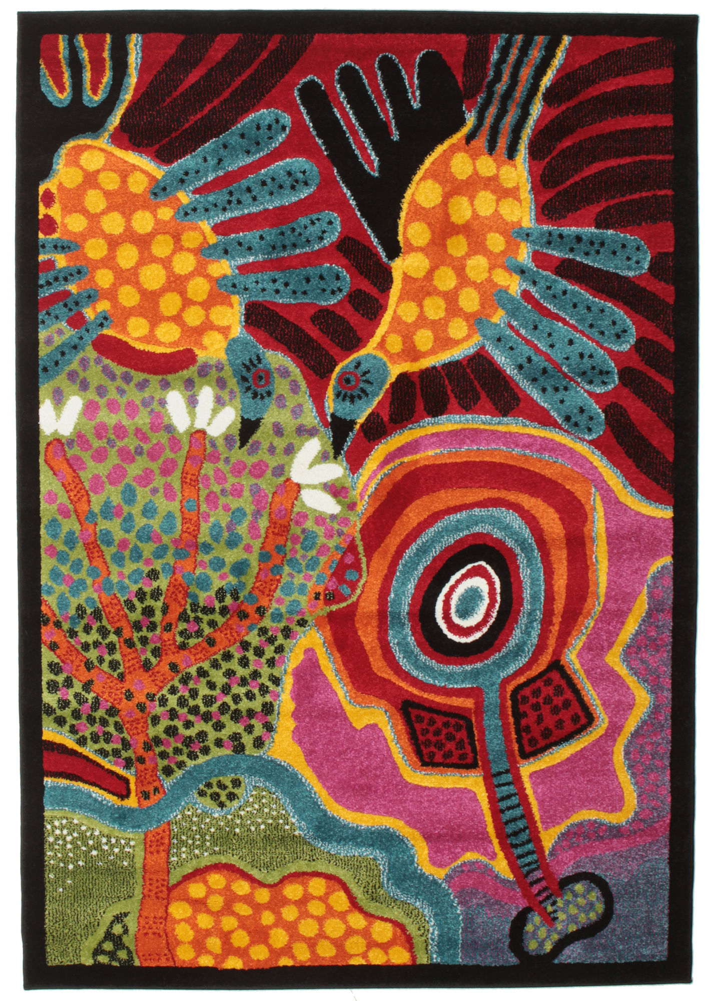 Twins Matta - Flerf&auml;rgad 140x200