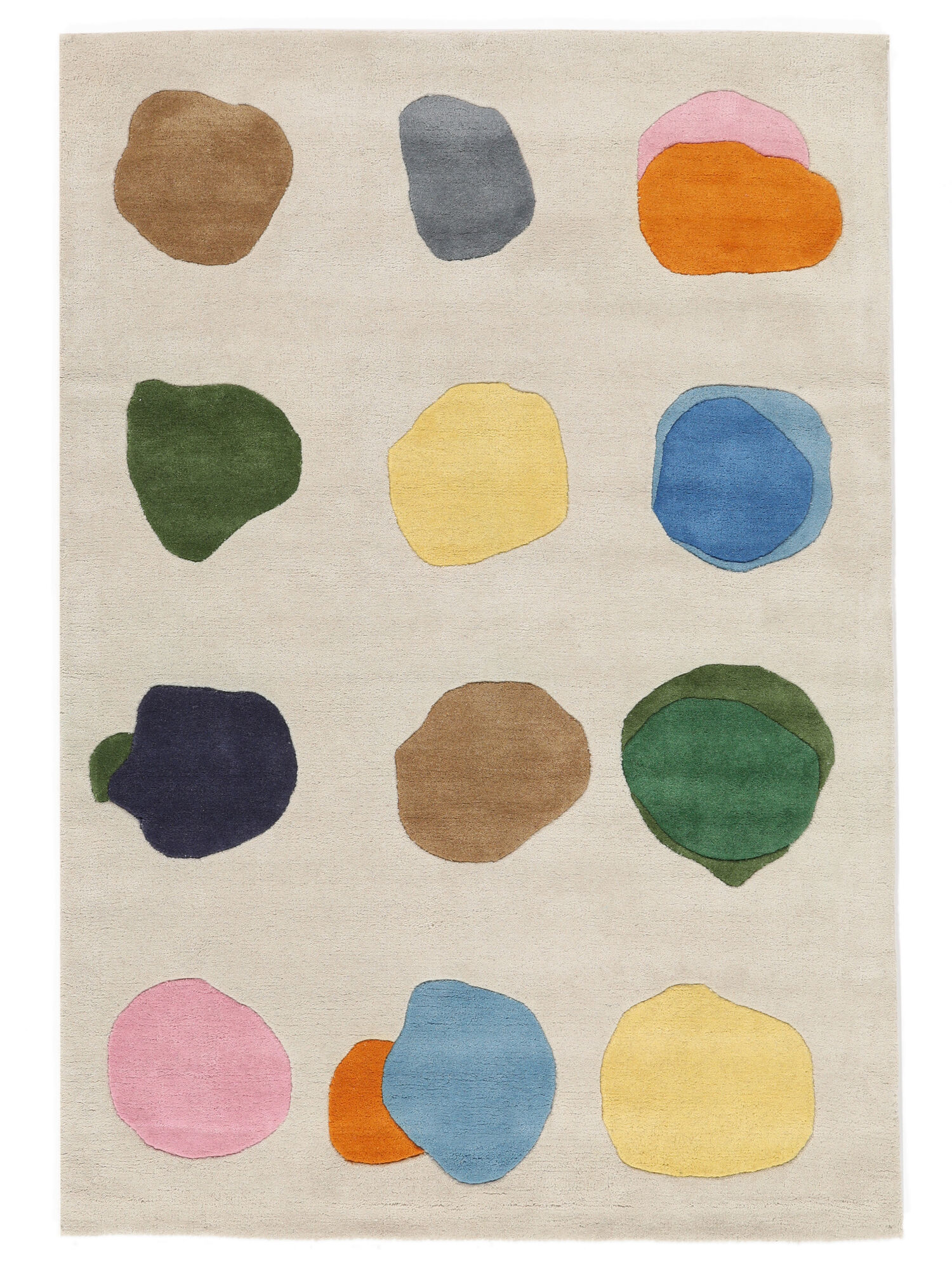 
    Stepping Stones Handtufted - Off white / Multicolor - 140 x 200 cm
  