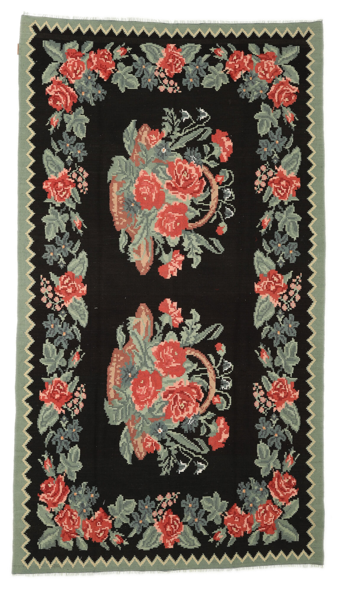 Rose Kelim Moldavia Teppich 171×303