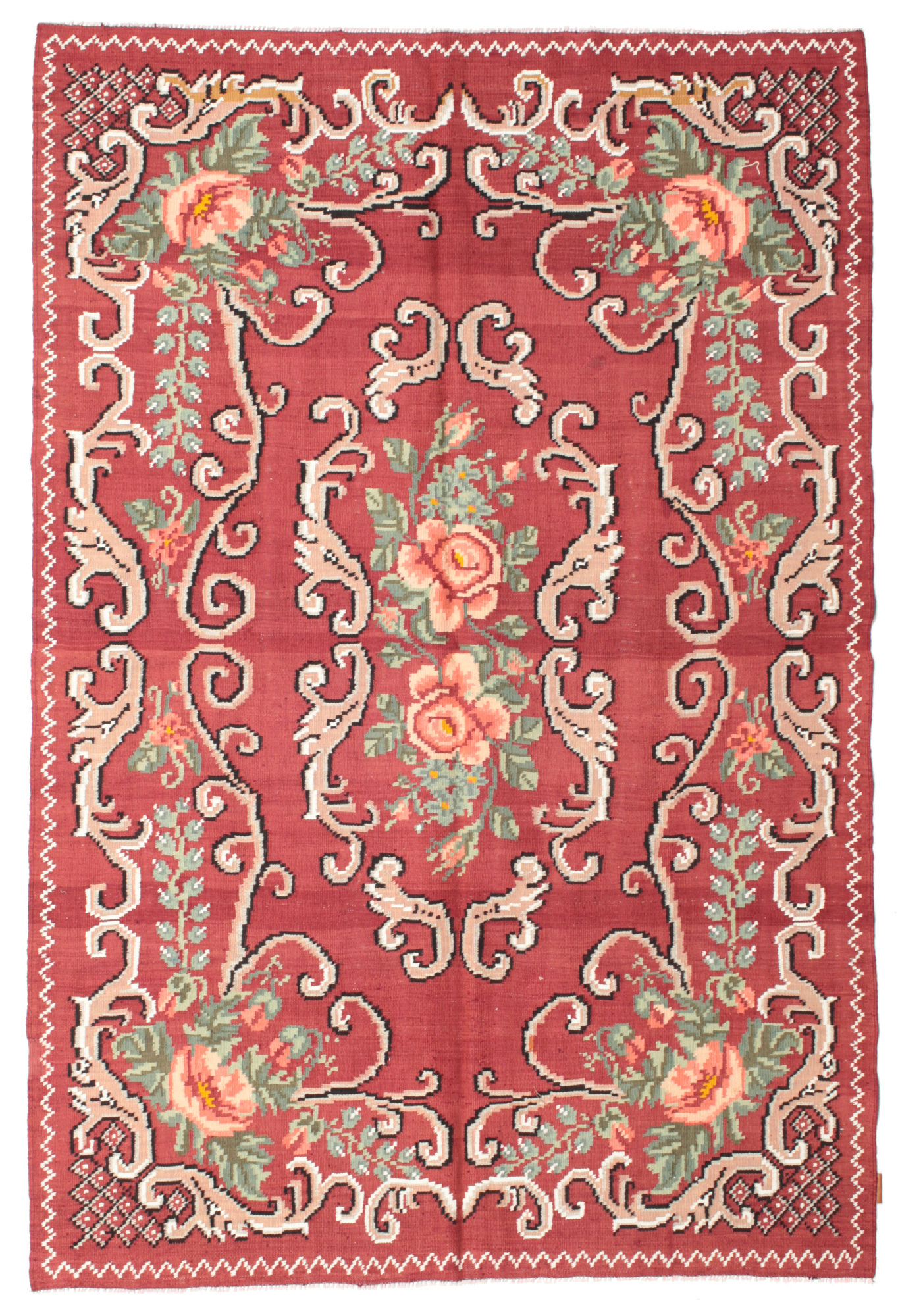 Rose Kelim Moldavia Teppich 180×262