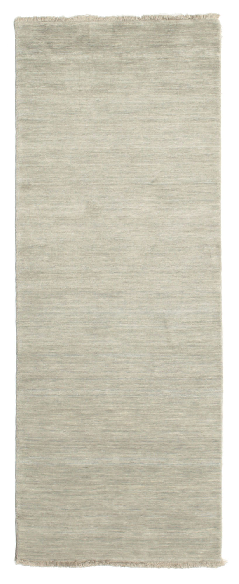
    Handloom fringes - Light green / Grey - 80 x 200 cm
  