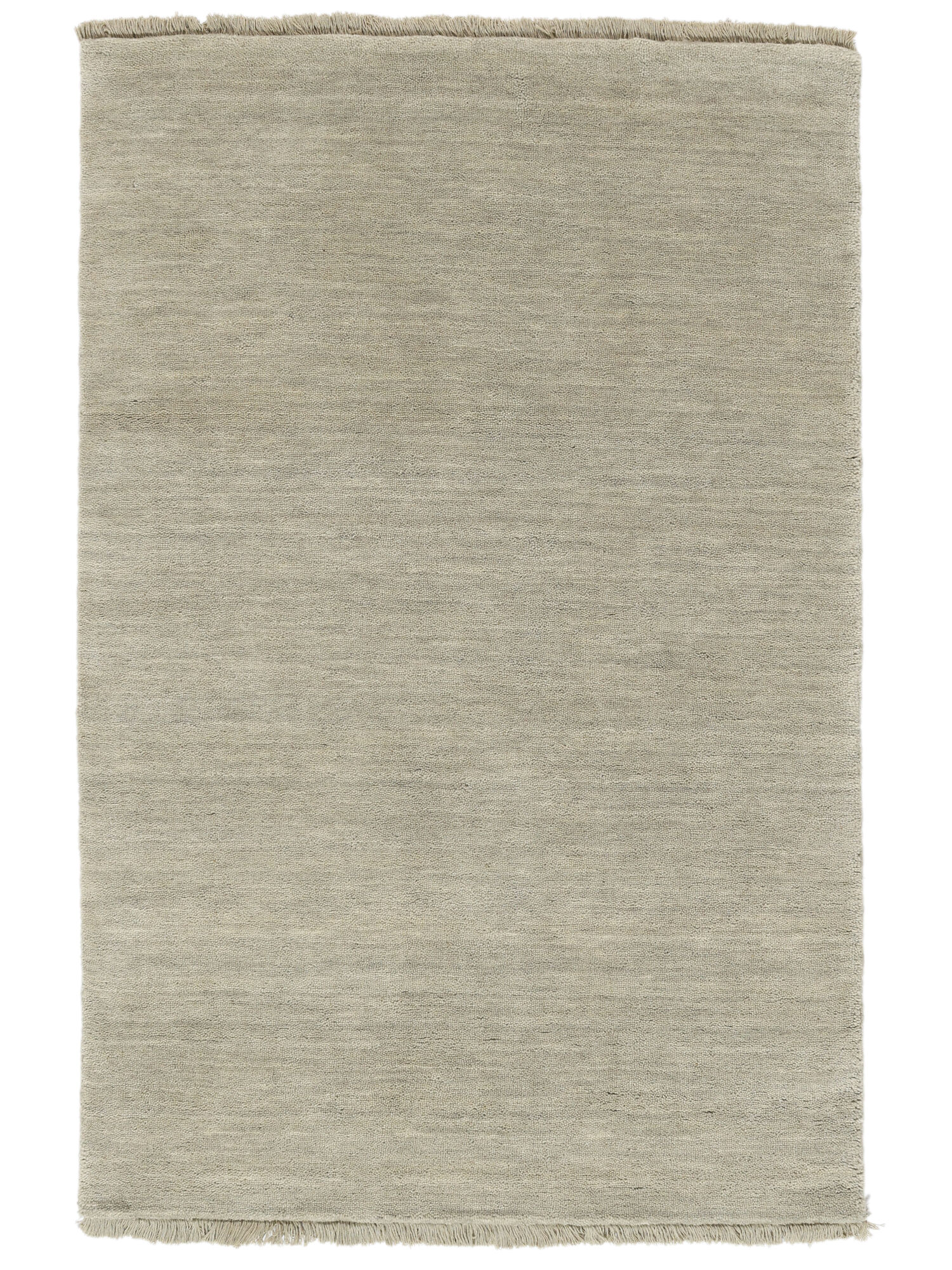 
    Handloom fringes - Light green / Grey - 160 x 230 cm
  