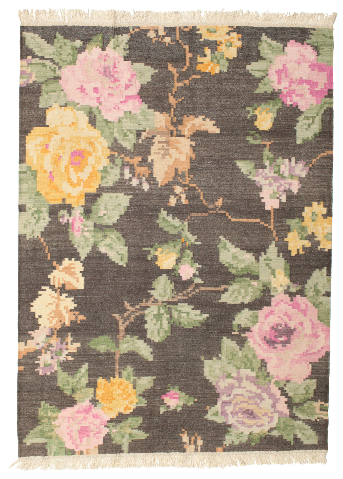 Kelim Karabach Amira Teppich – Braun 160×230