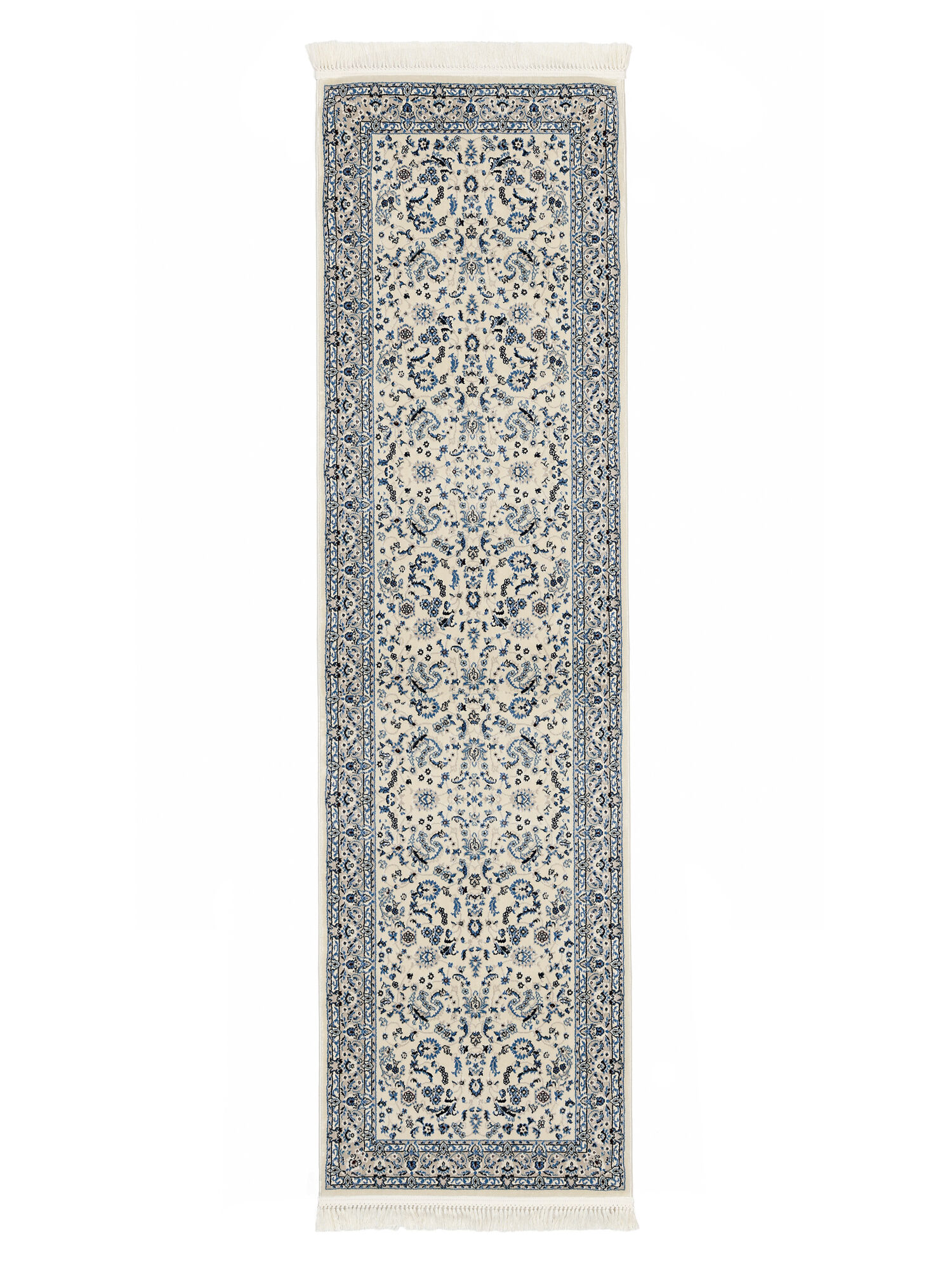 Nain Florentine Matta - Kr&auml;mvit / Beige 80x300