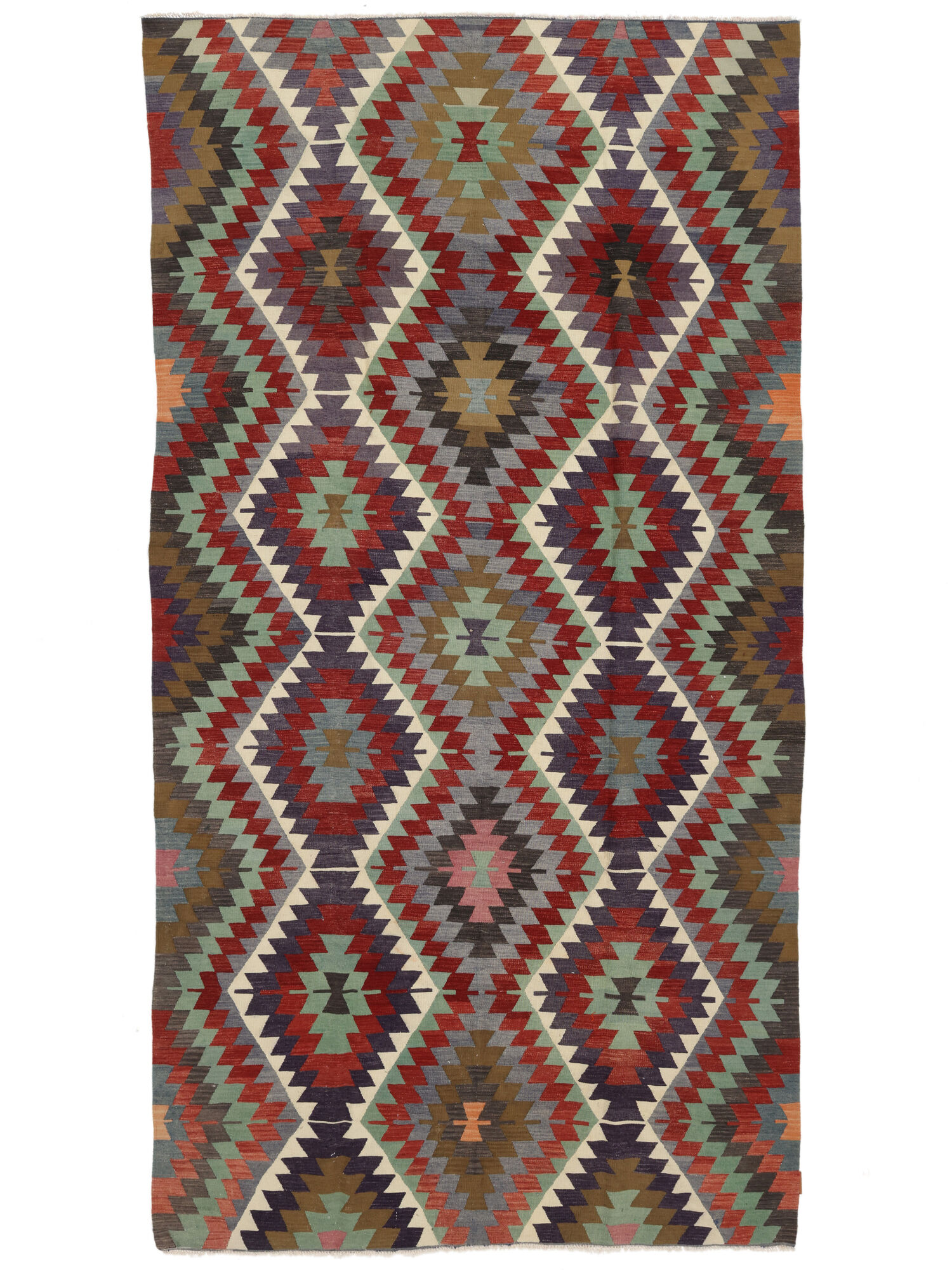 Kelim Vintage Türkei Teppich 183×347