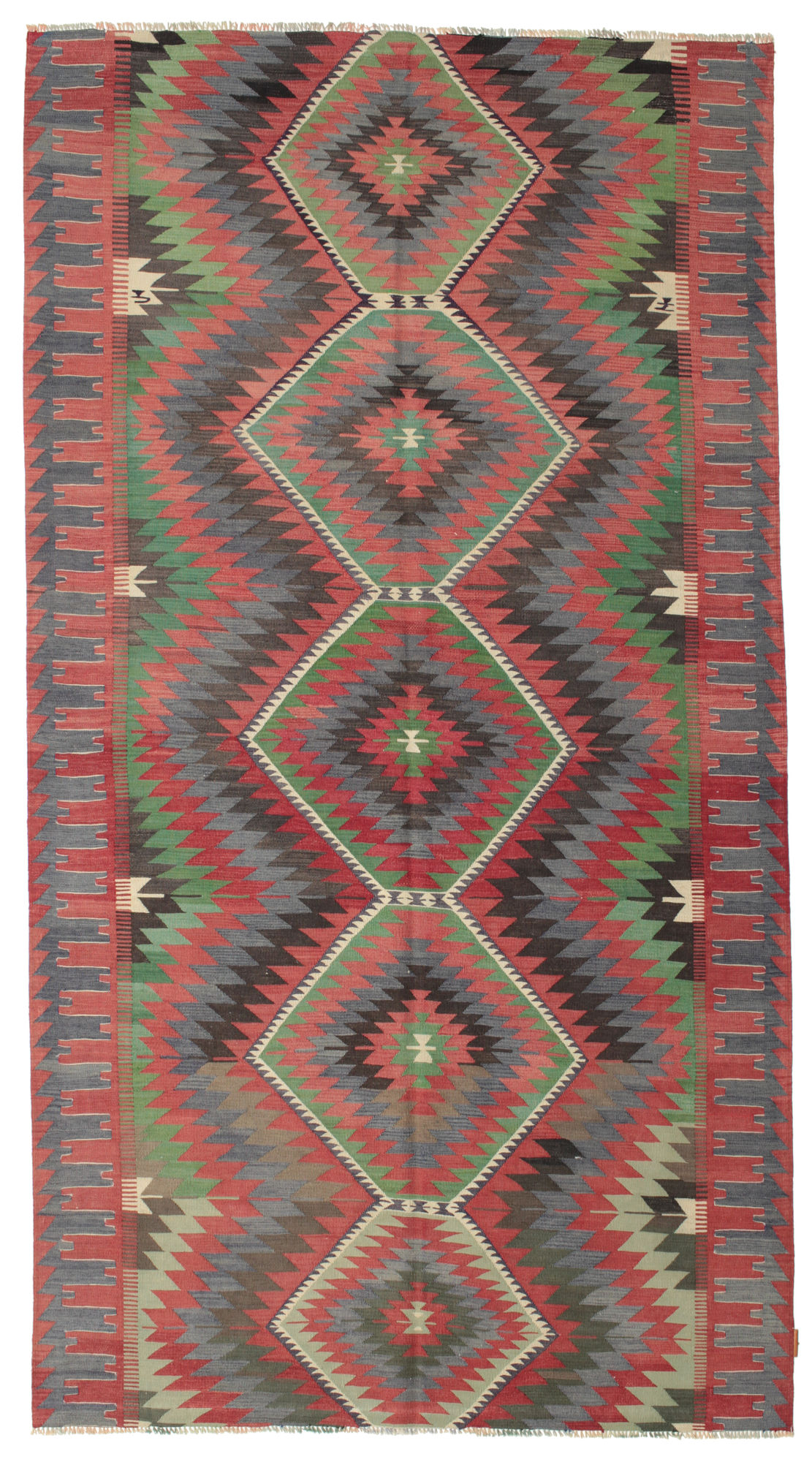 Kelim Vintage Türkei Teppich 173×320