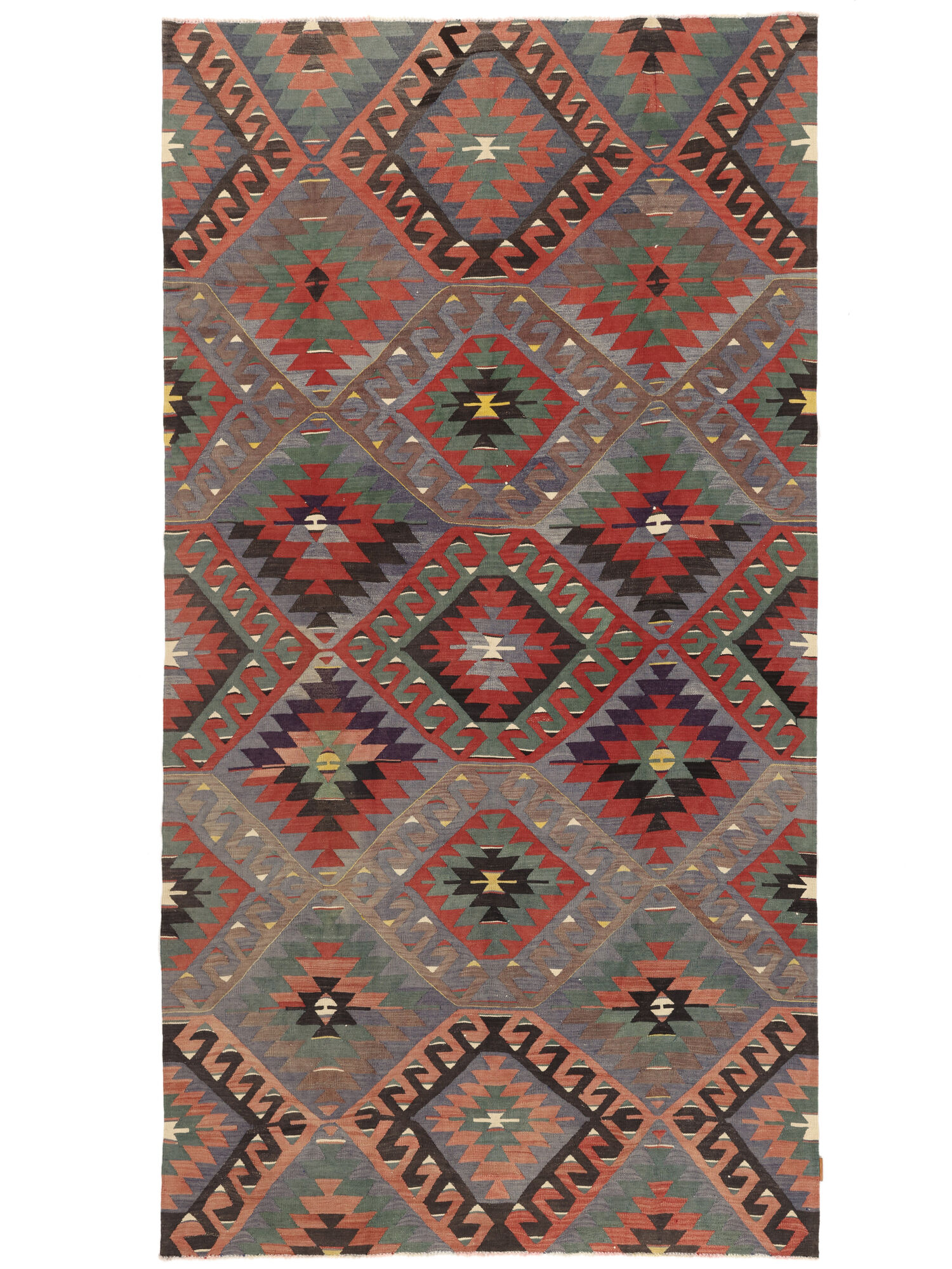 Kelim Vintage Türkei Teppich 184×344