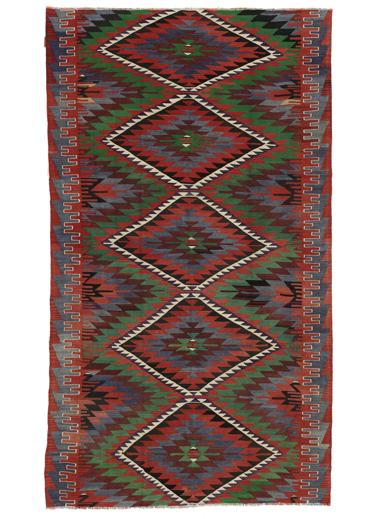 Kelim Vintage Türkei Teppich 183×320