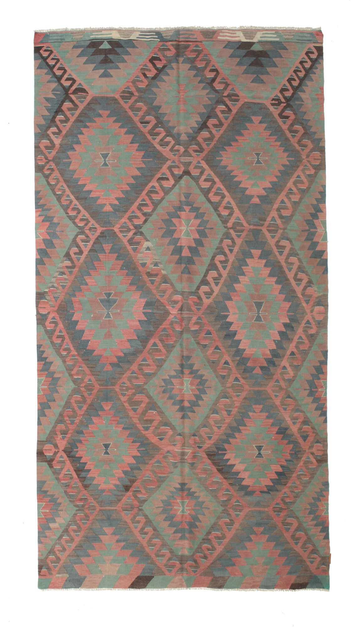 Kelim Vintage Türkei Teppich 178×339