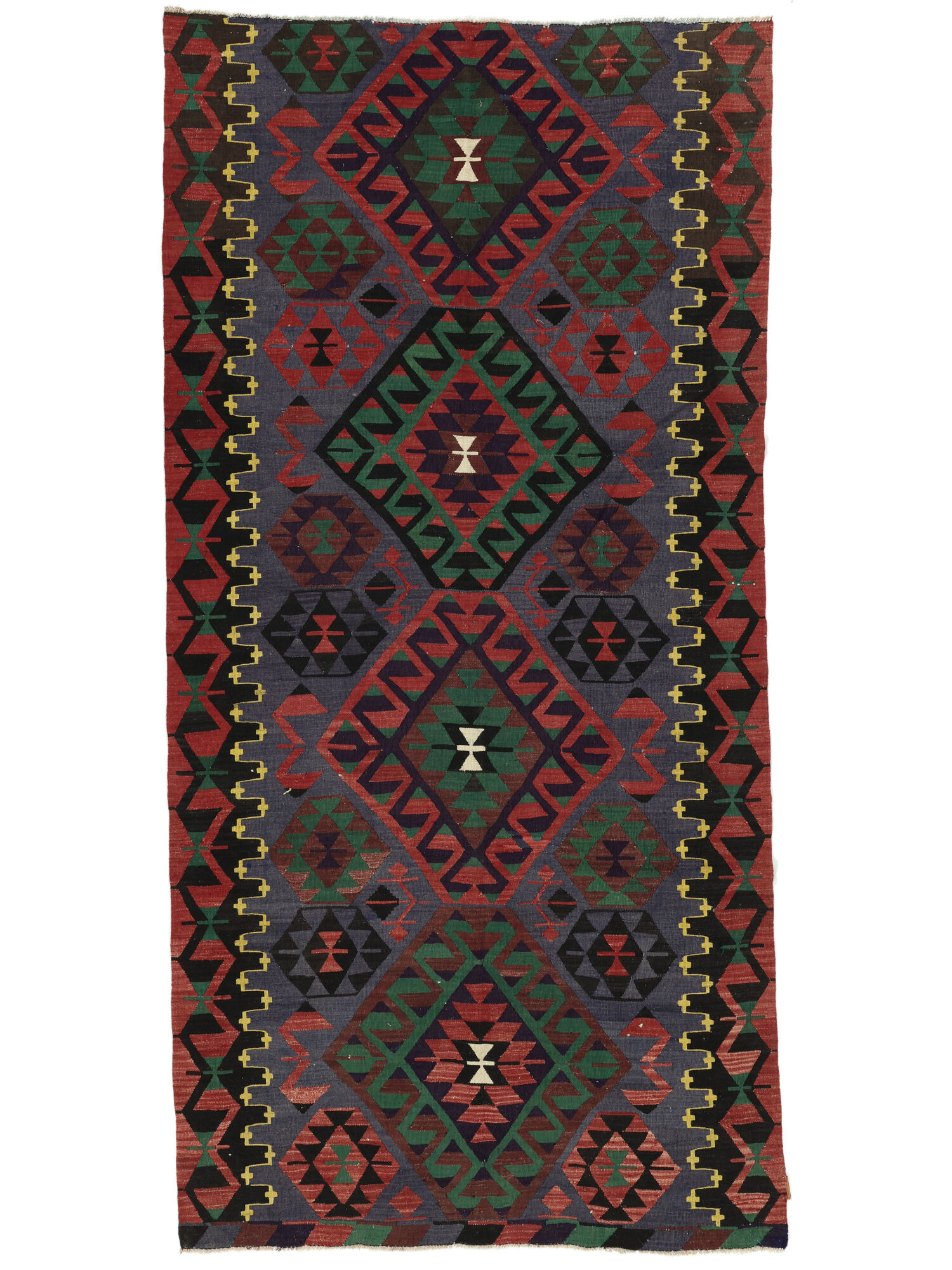 Kelim Vintage Türkei Teppich 164×328