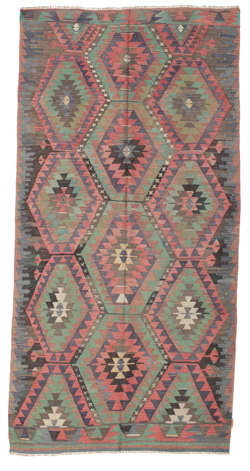 Kelim Vintage Türkei Teppich 158×316