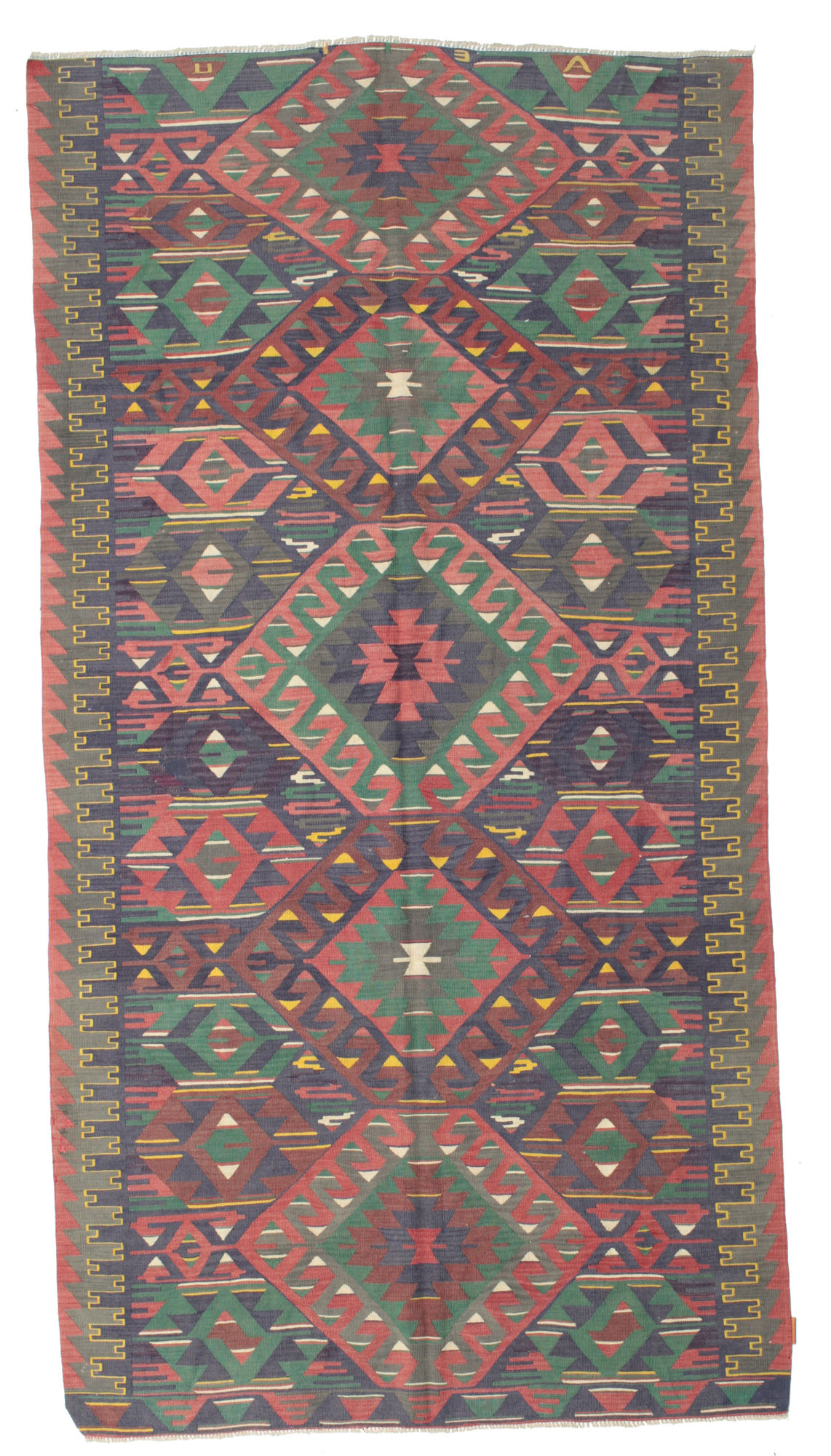 Kelim Vintage Türkei Teppich 174×330