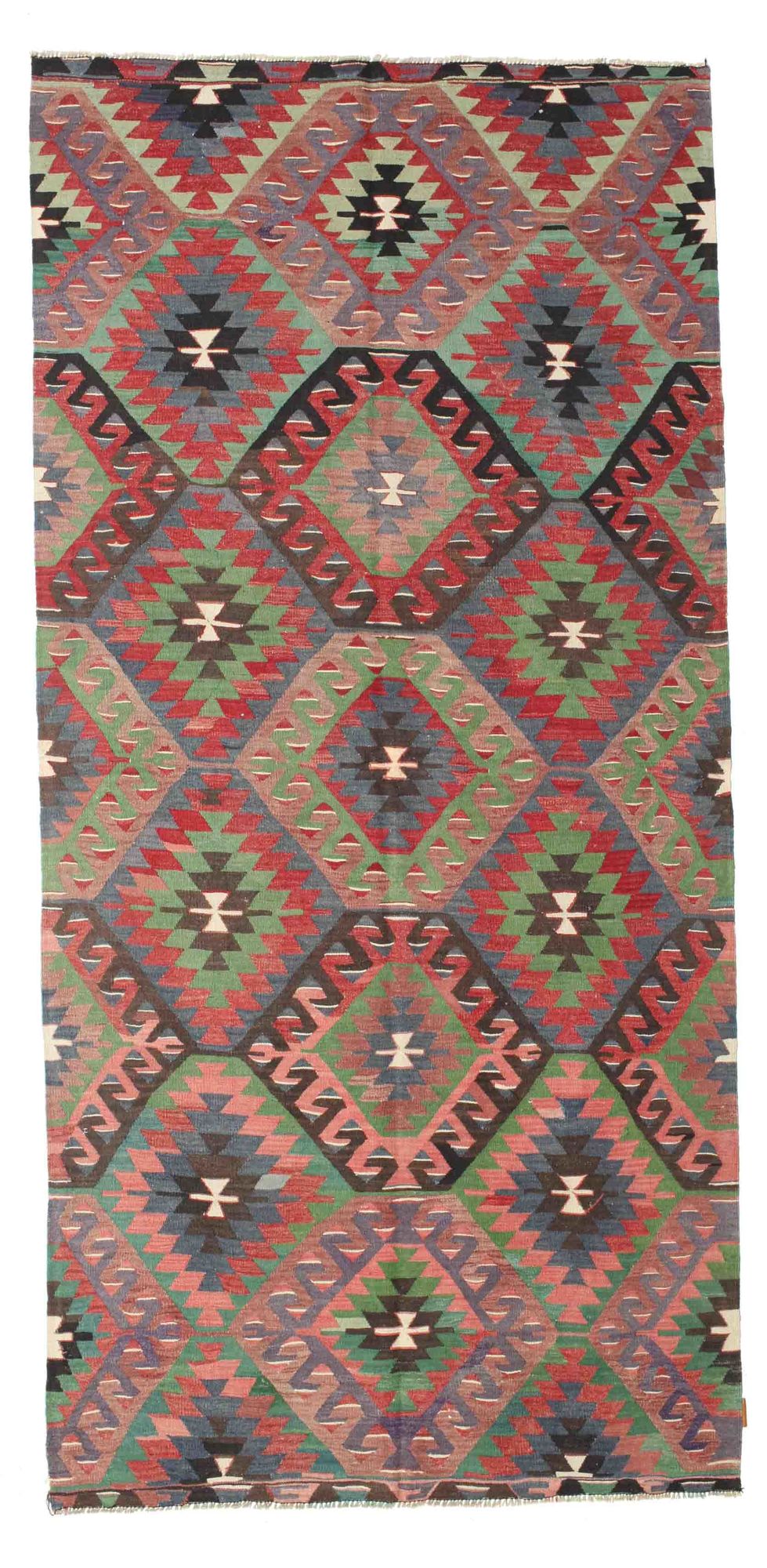Kelim Vintage Türkei Teppich 151×315