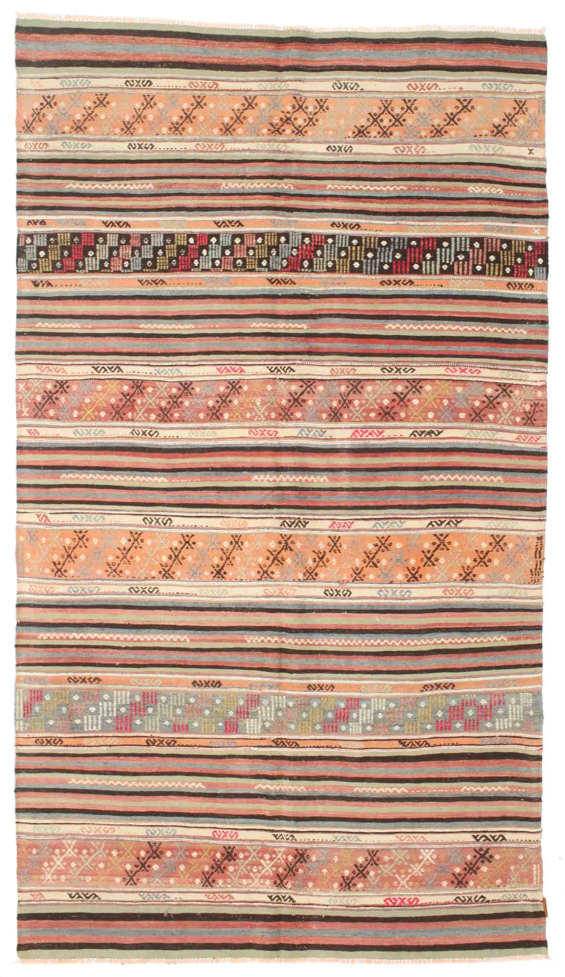 
    Kilim semi antique Turkish - Beige - 163 x 290 cm
  