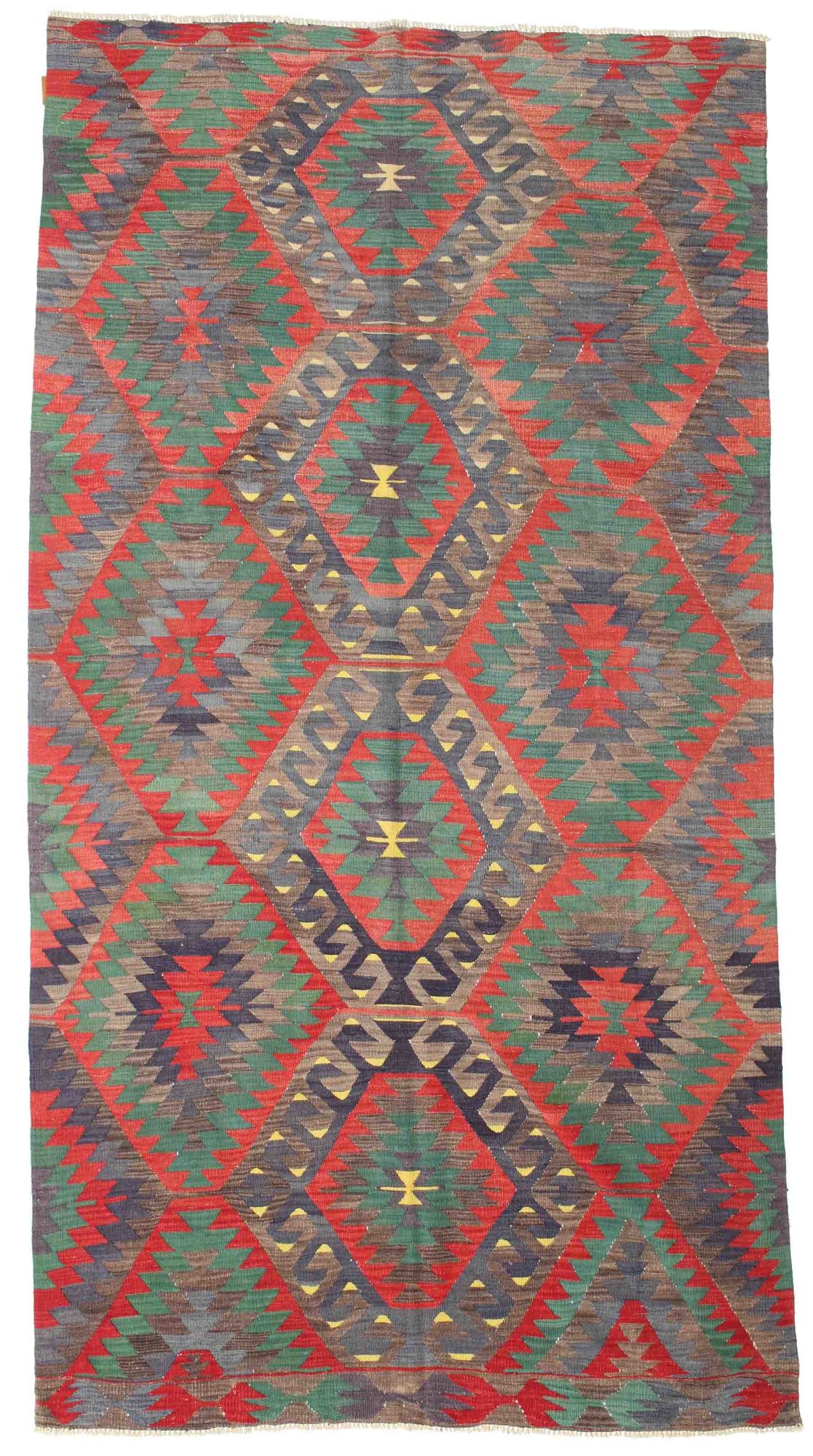 Kelim Vintage Türkei Teppich 159×310