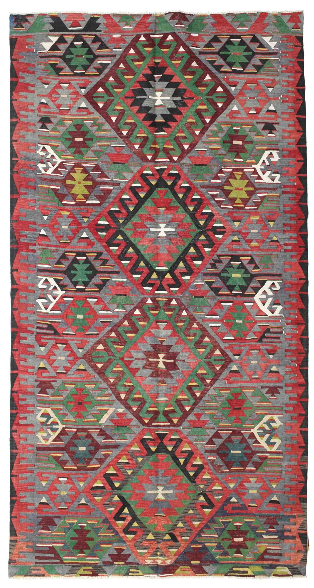 
    Kilim Vintage Turkish - Red - 176 x 332 cm
  