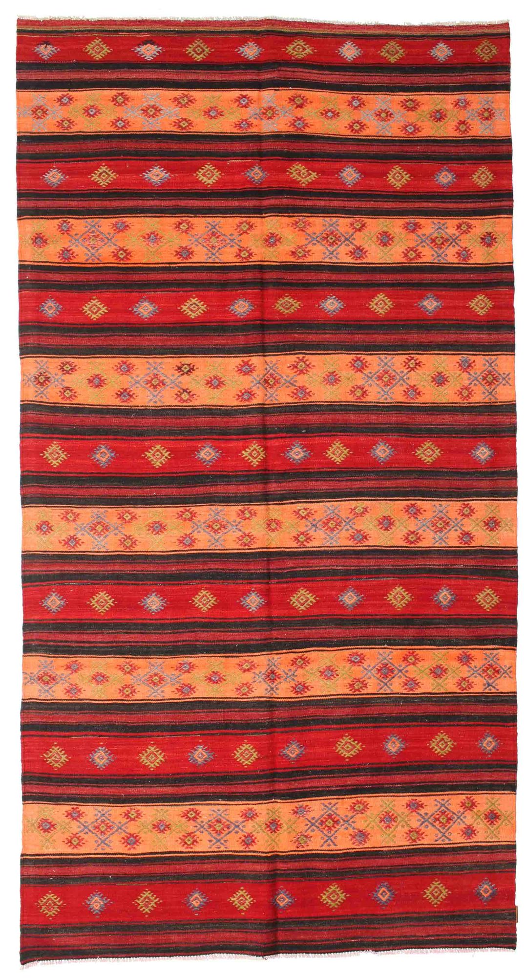 Kelim Vintage Türkei Teppich 186×352