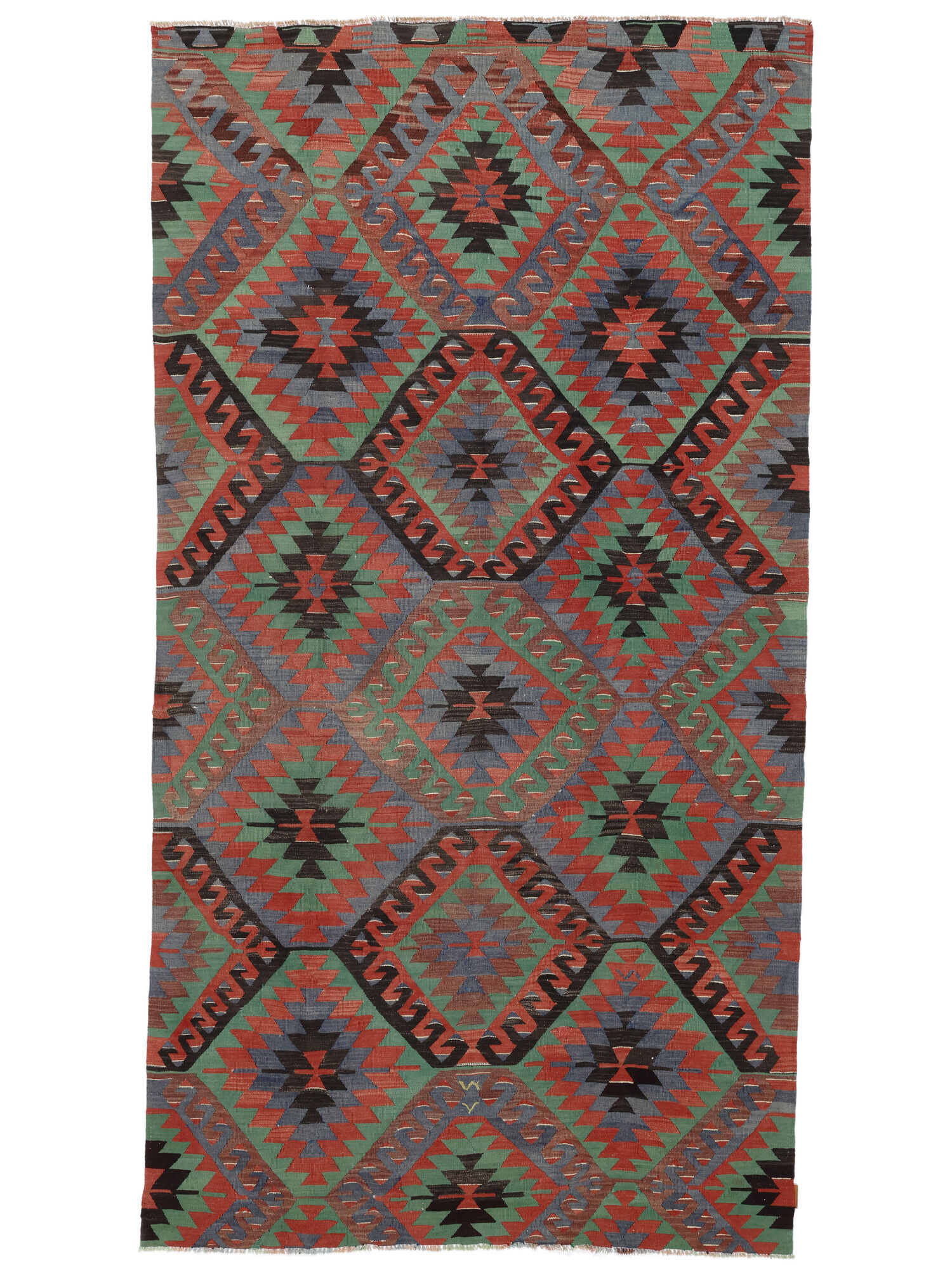 Kelim Vintage Türkei Teppich 177×326