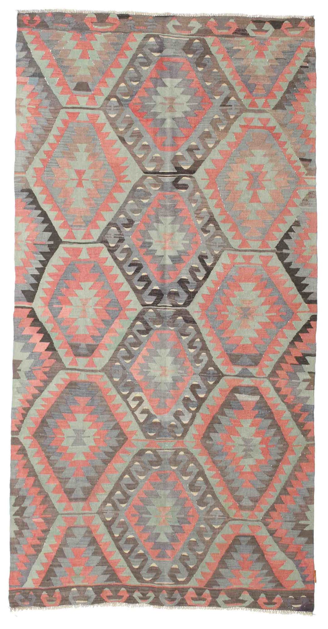 Kelim Vintage Türkei Teppich 153×297