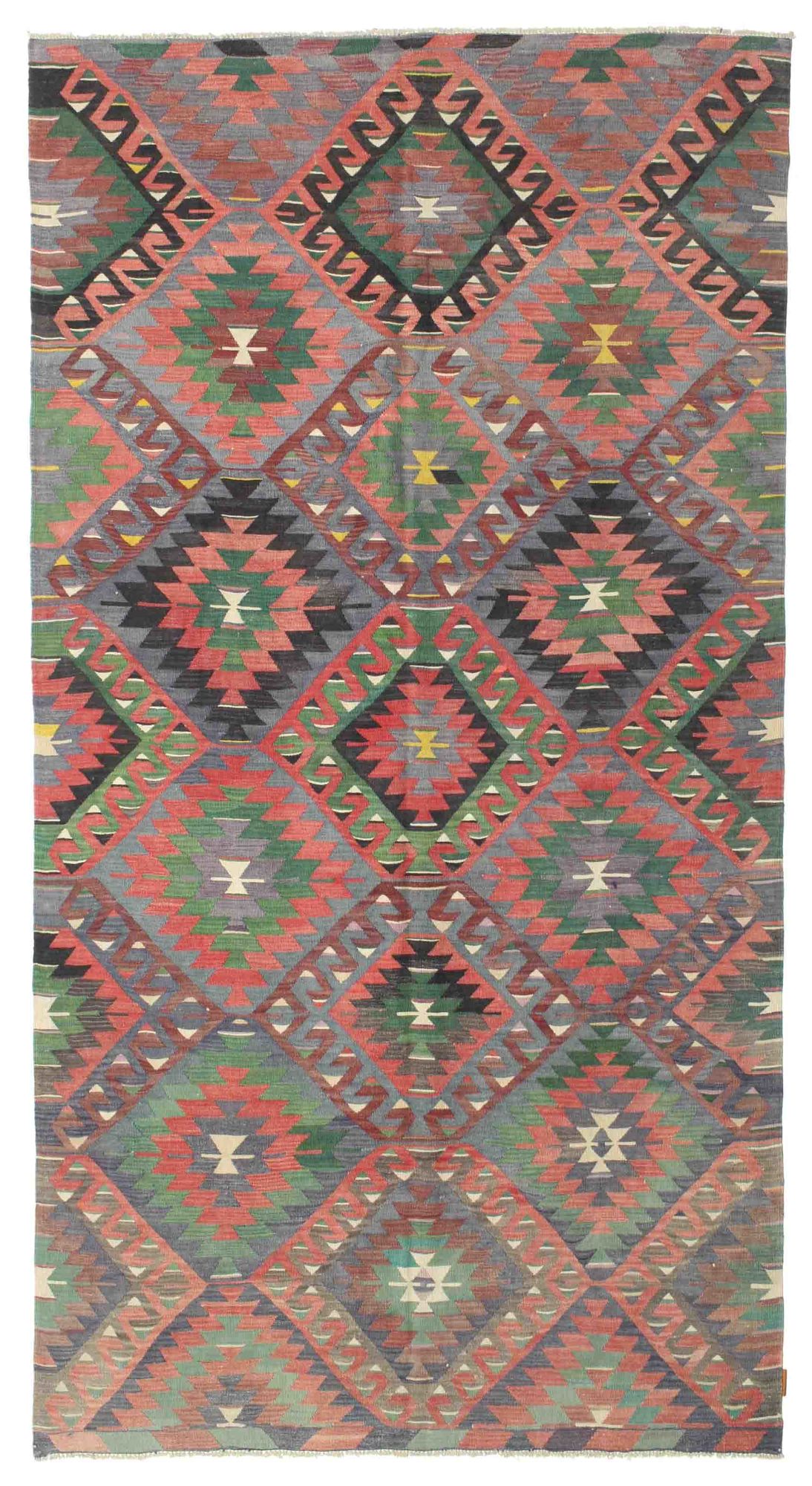 Kelim Vintage Türkei Teppich 181×342