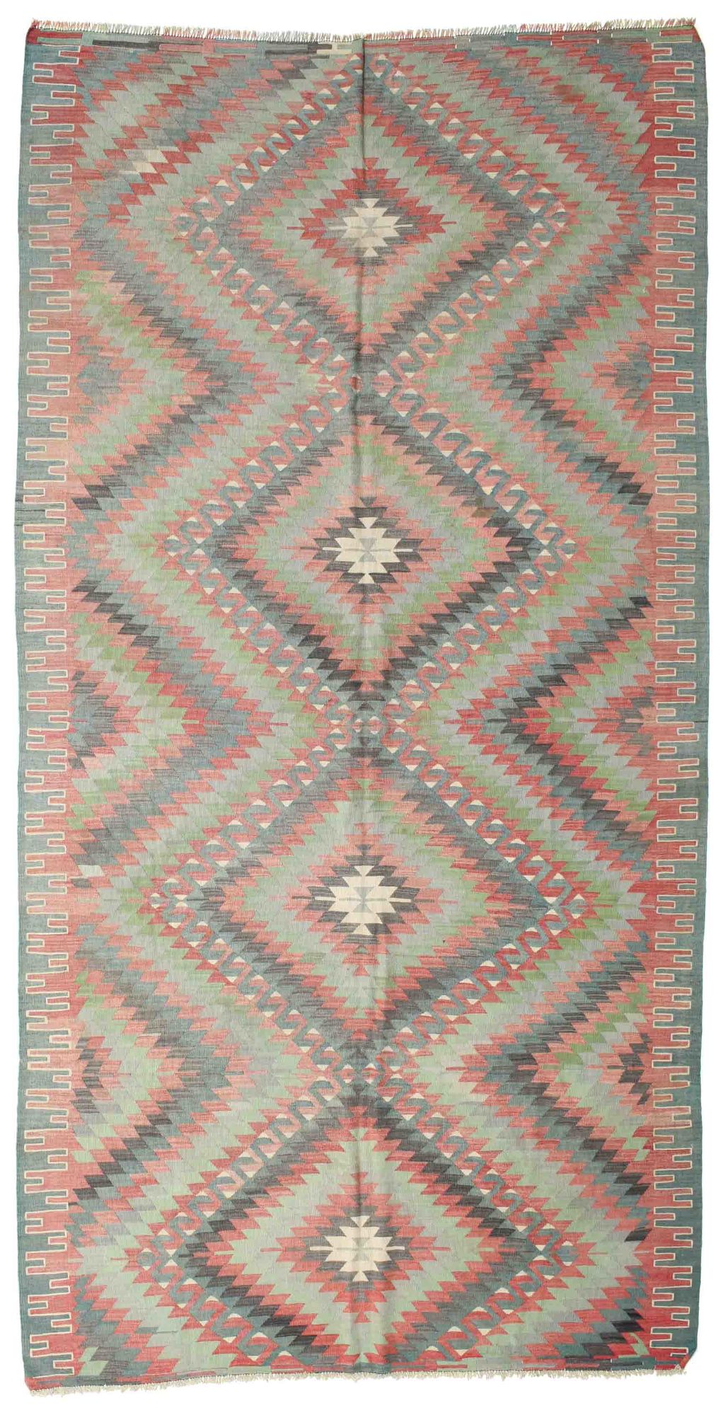Kelim Vintage Türkei Teppich 174×341