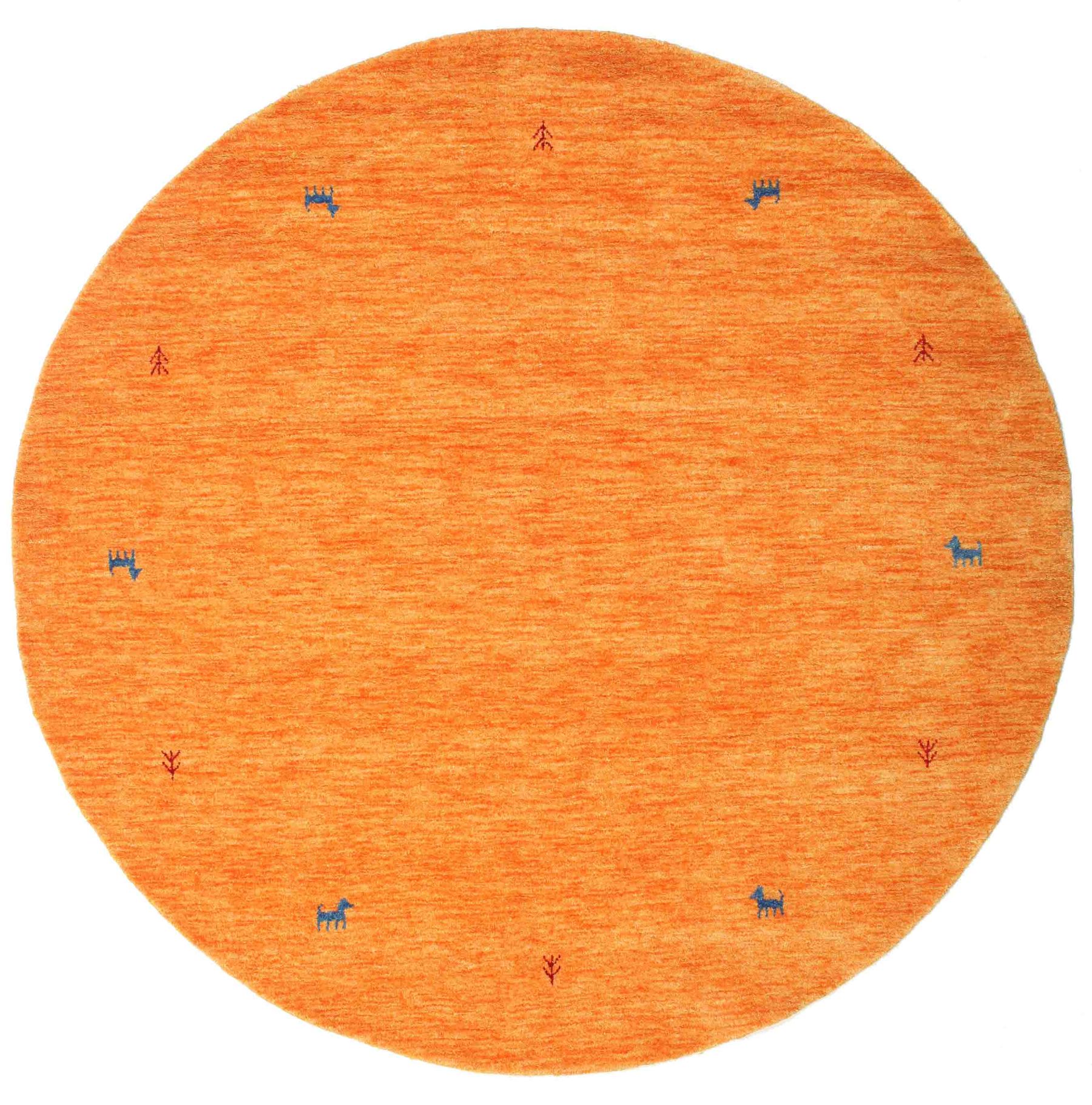 
    Gabbeh loom Two Lines - Orange - Ø 200 cm
  