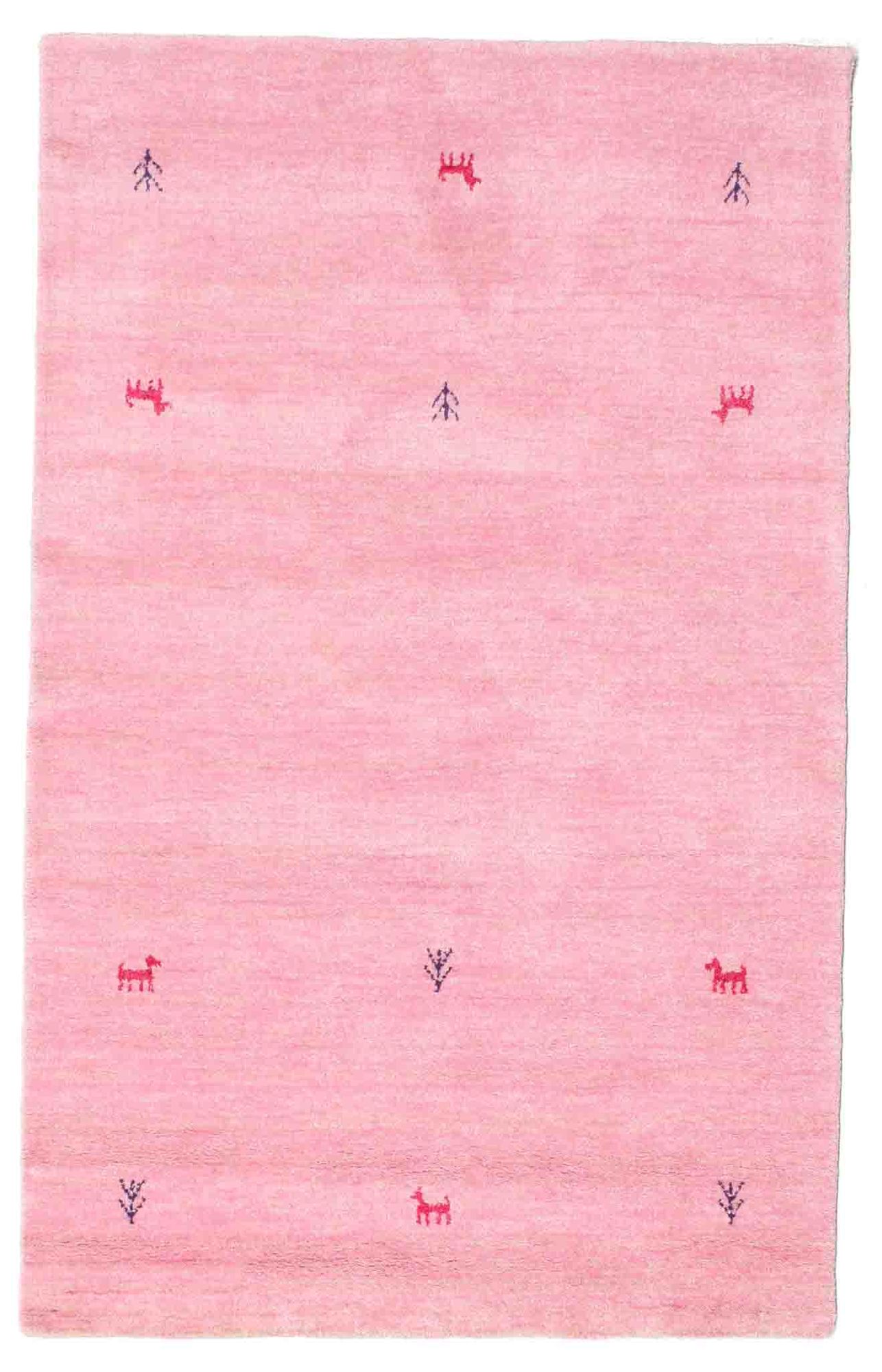 
    Gabbeh loom Two Lines - Pink - 100 x 160 cm
  