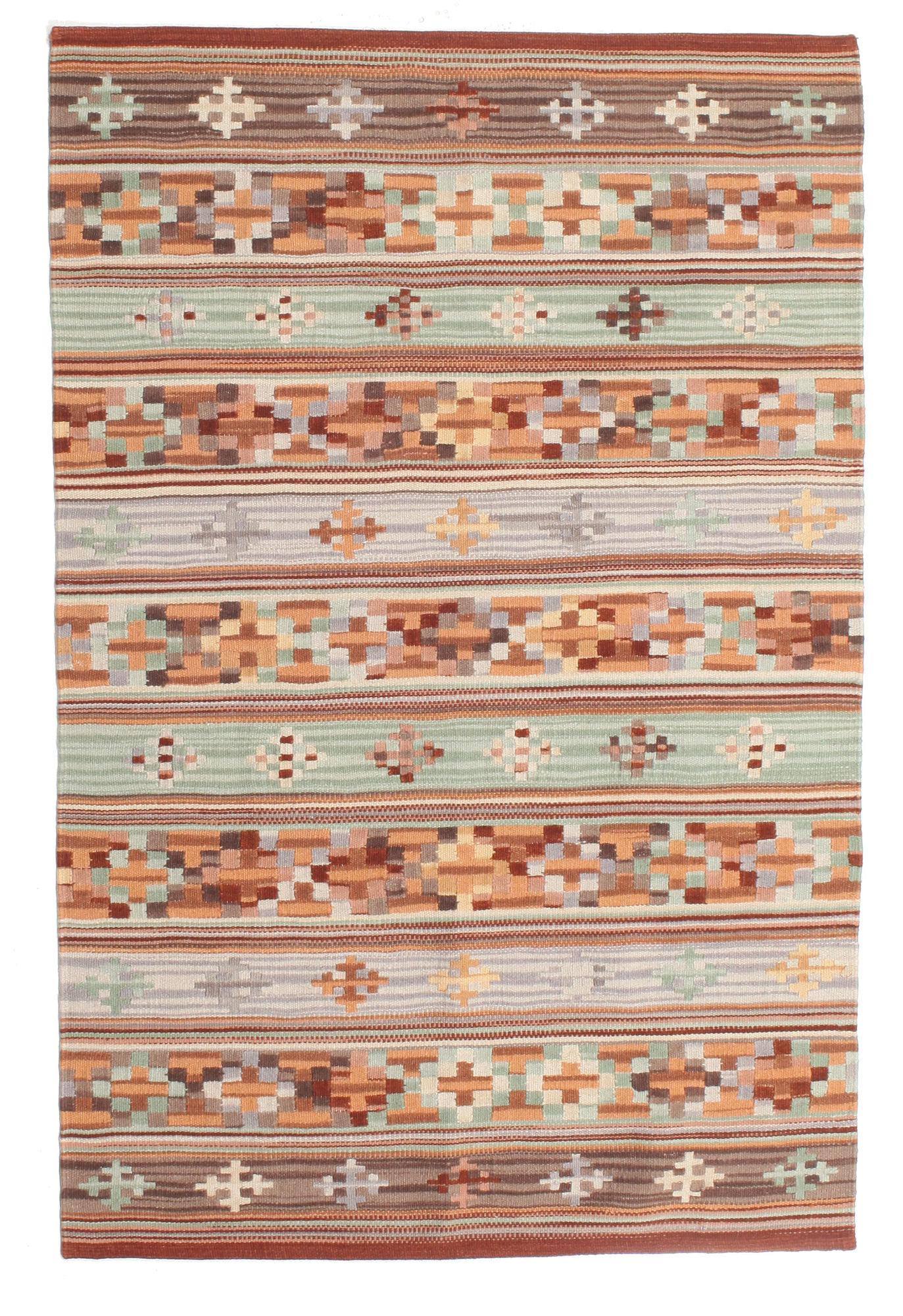 Kelim Anatolian Teppich – Mehrfarbig 100×160