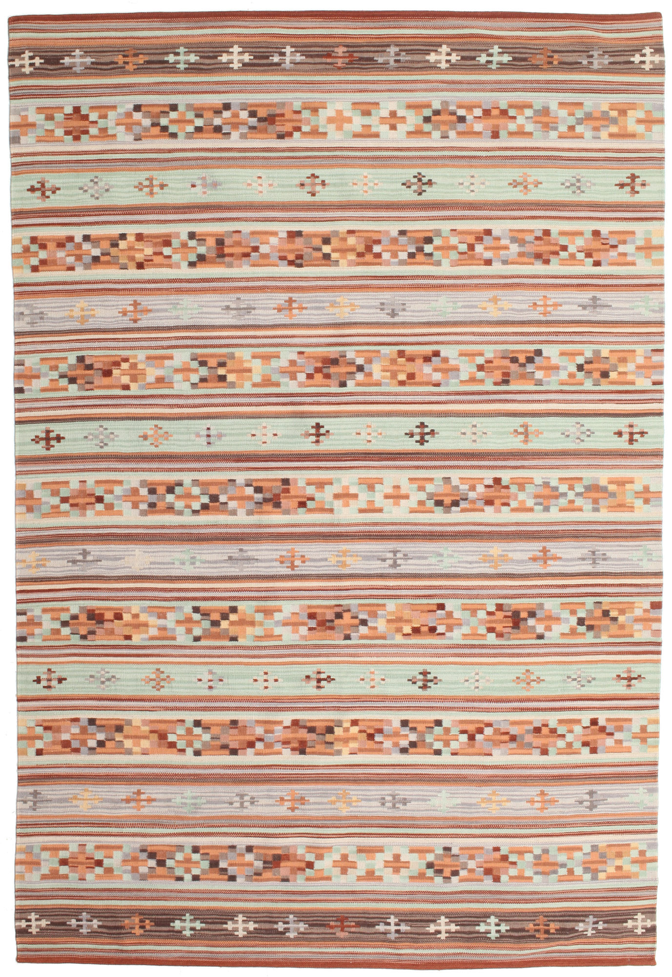 Kelim Anatolian Teppich – Mehrfarbig 190×290