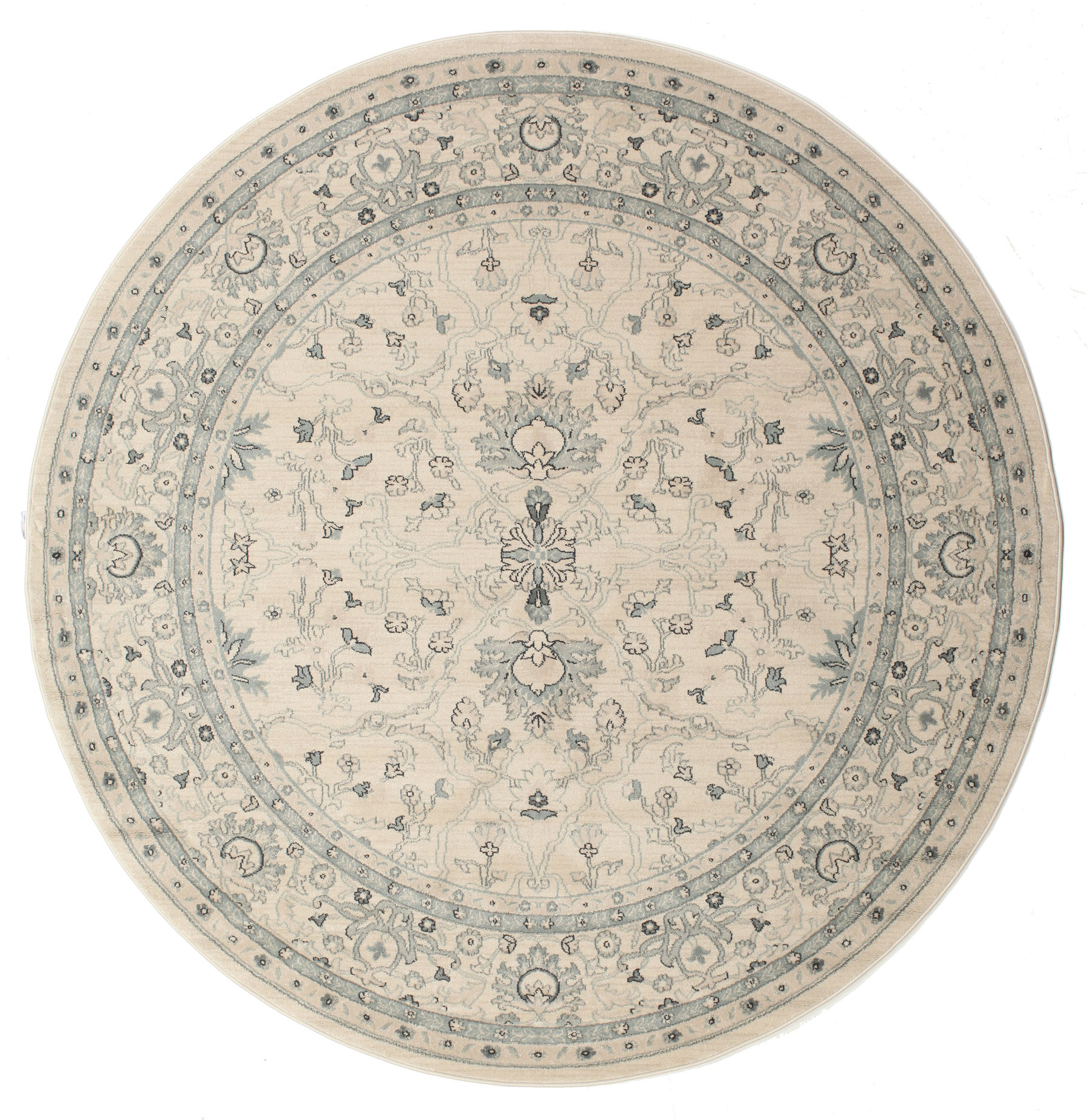 Ziegler Michigan Beige / Green, Round Ø 225 cm Rug Rugvista